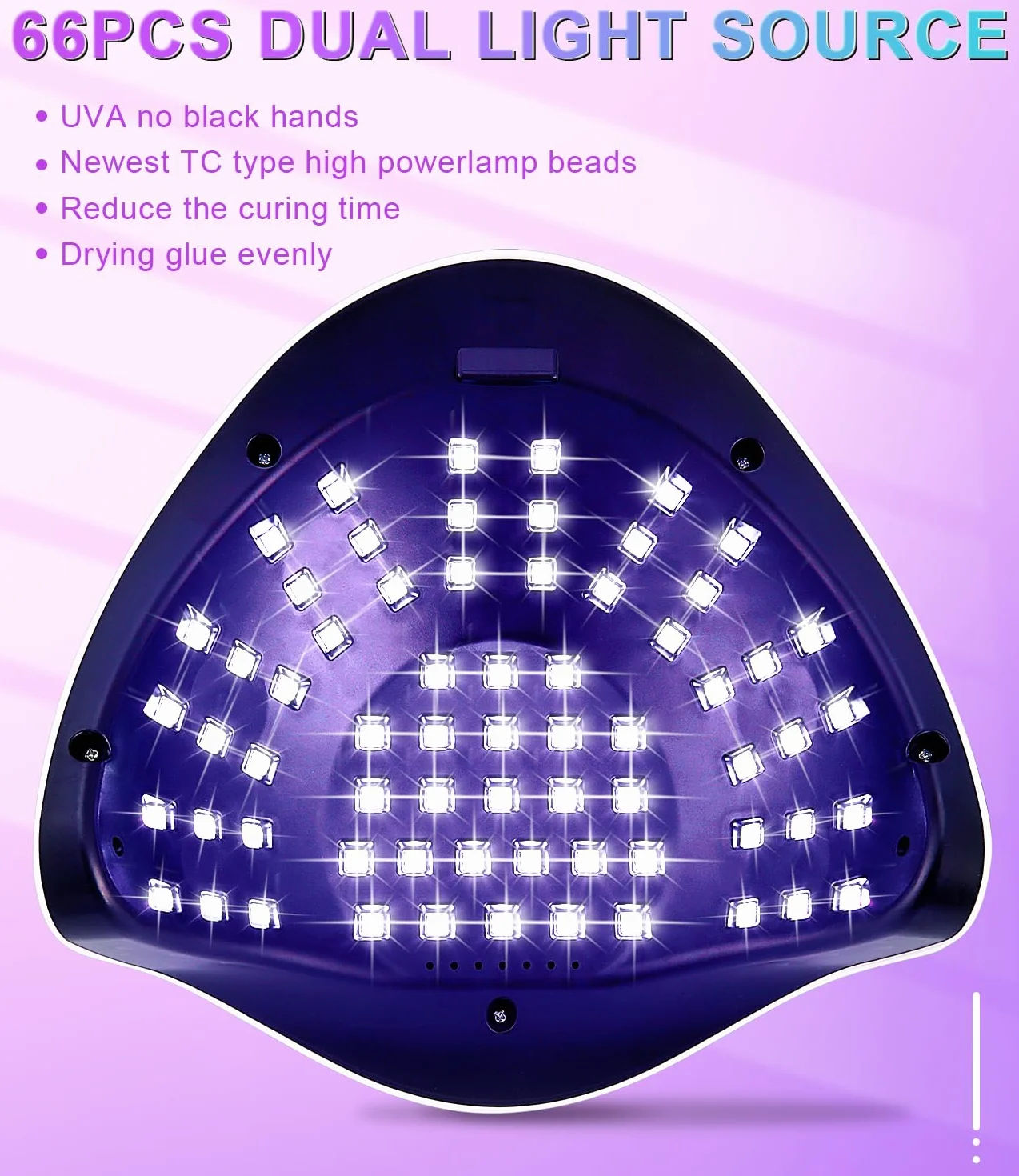 Lampada UV LED Unghie 280W Professionale Semipermanente con Sensore e Schermo 4 Timer