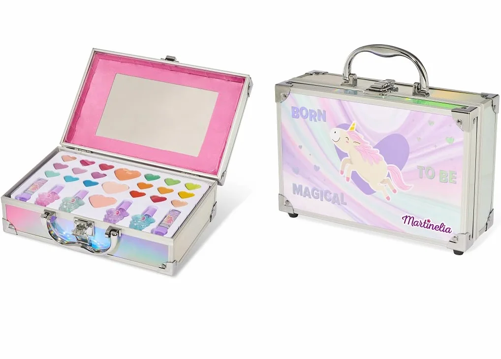 MARTINELIA Kit per il trucco 18 Sombras Pink/Purple Scovolino Nylon/Poliestere