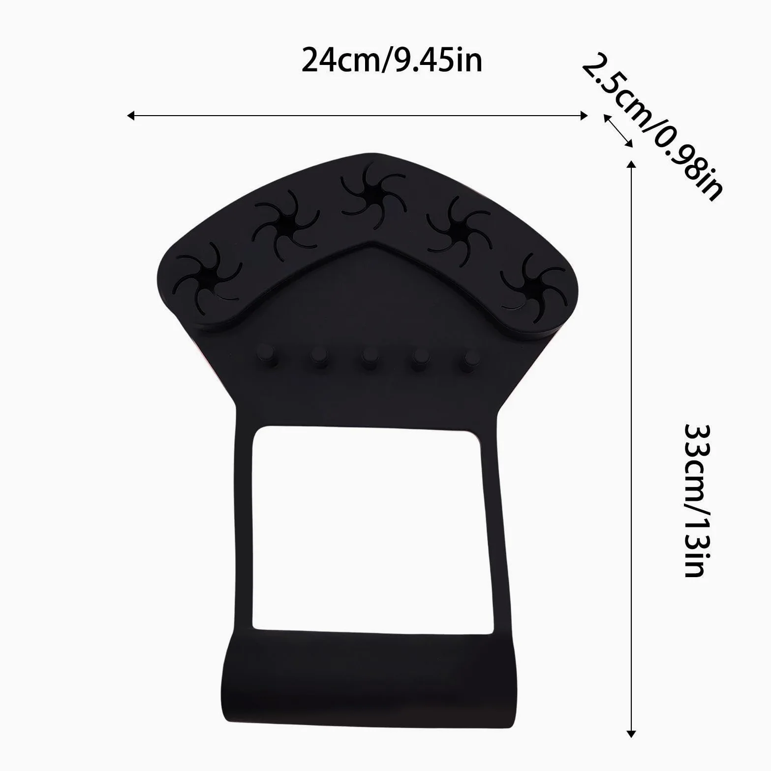 Tappetino in silicone con supporto per lucidatura unghie Stazione | Portadita da Lucidatura Unghie Per donne principianti, pittura unghie, saloni, feste e vacanze