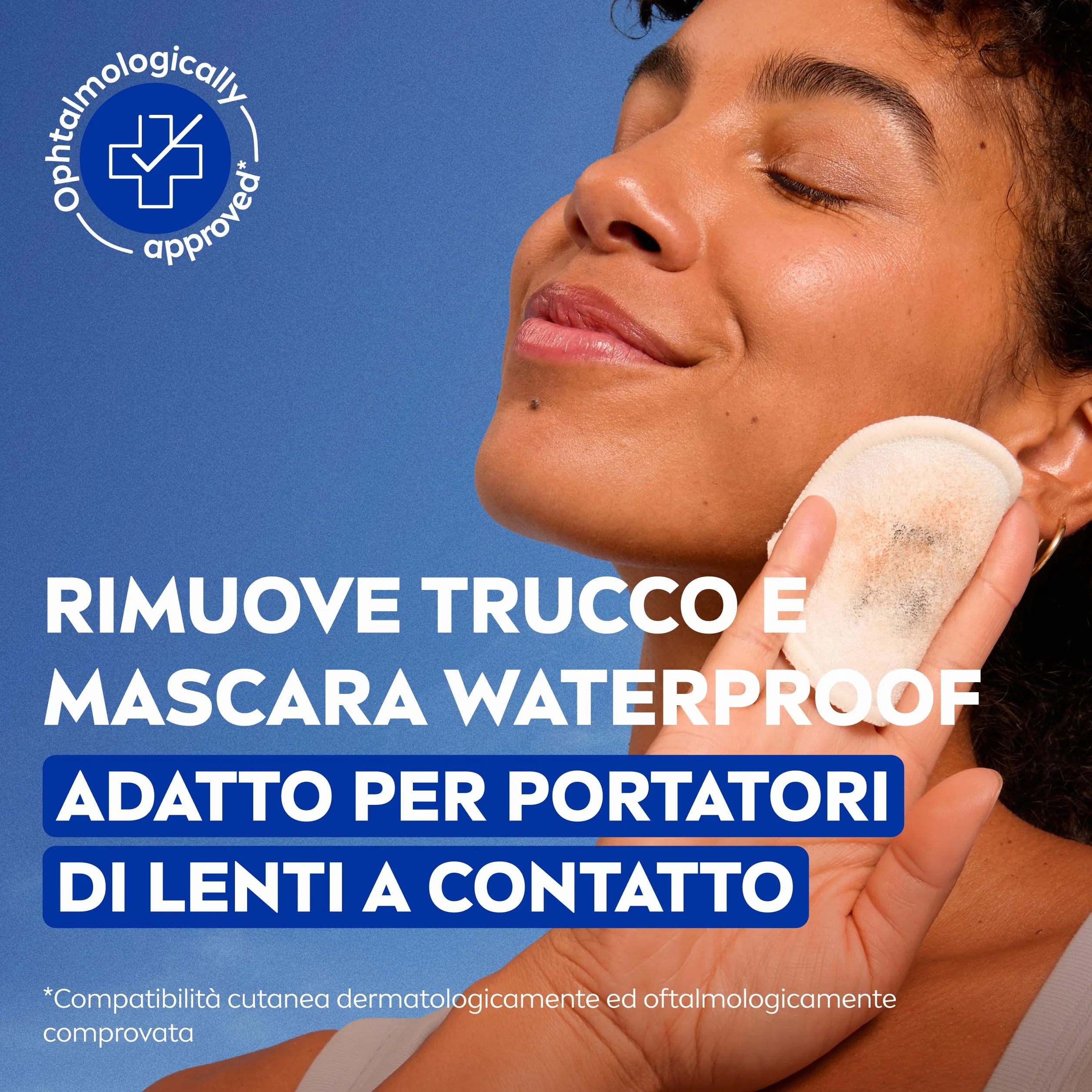 NIVEA Struccante Occhi Doppia Azione 6 x 125 ml, Bifasico Waterproof