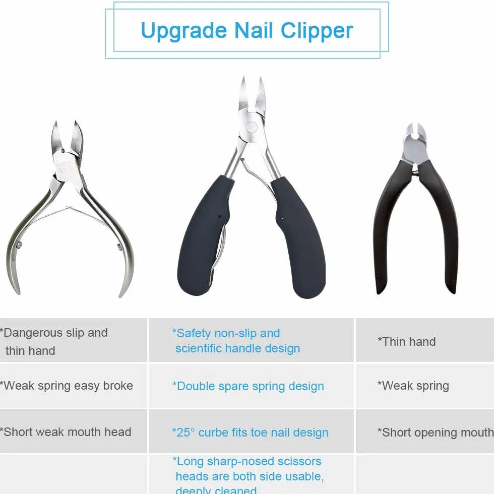Tronchese Unghie Professinale per Unghie Spesse e Dure Pedicure Manicure