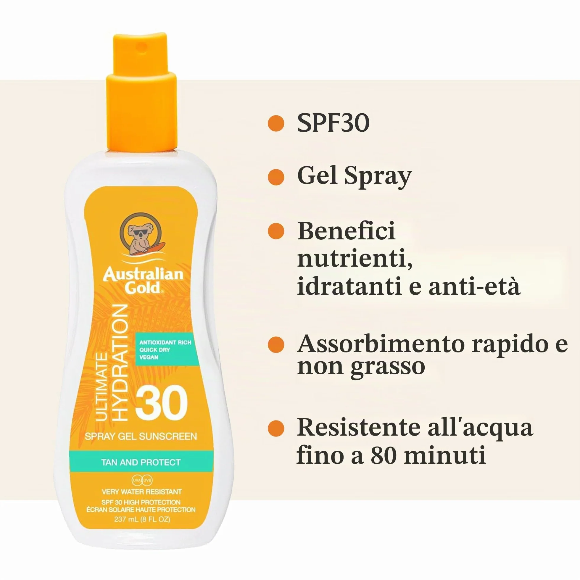 SPF 30 Spray Gel