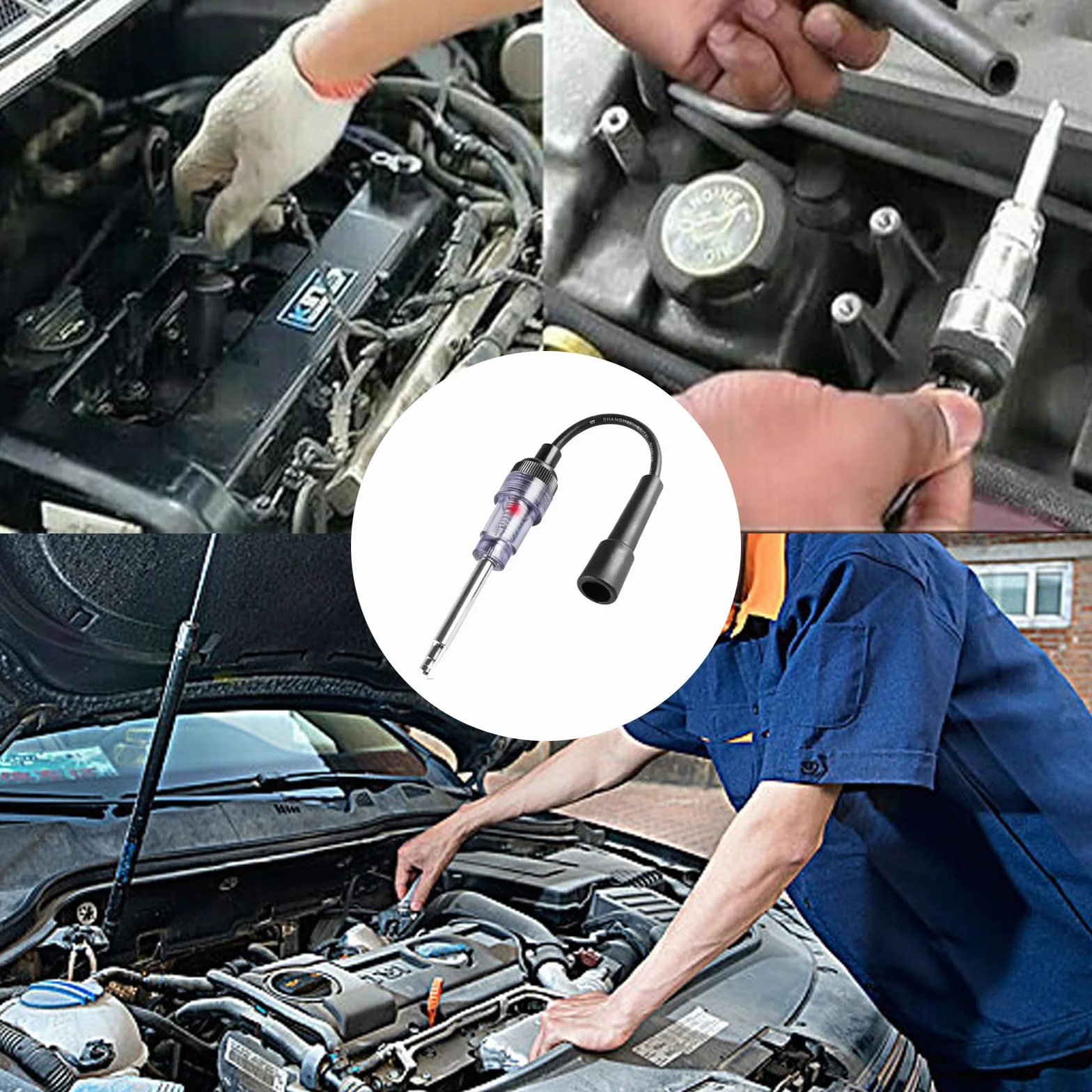 Tester di accensione multiuso, bobina di accensione regolabile per motori a combustione interna