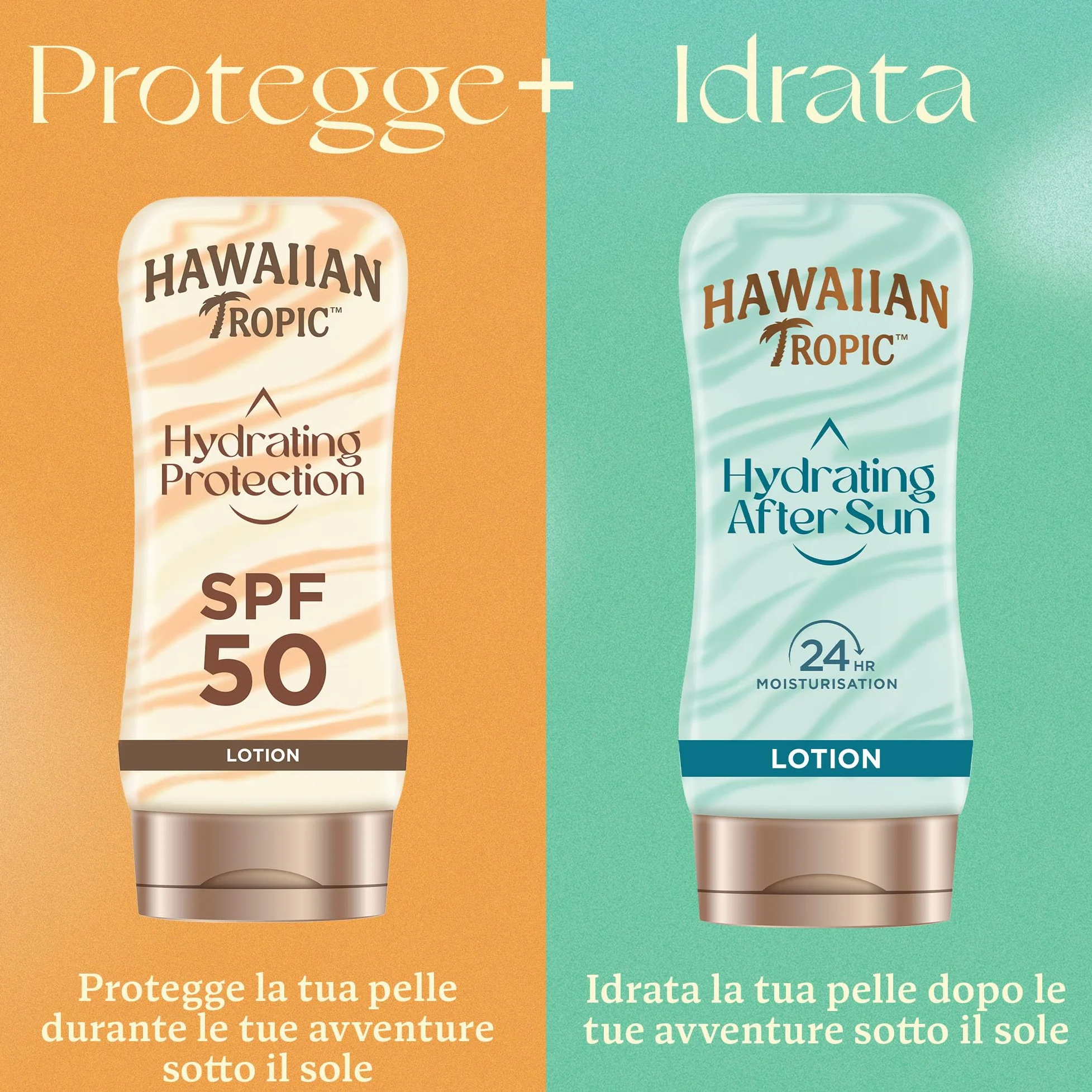 Hawaiian Tropic Sunscreen SPF 50 180 ml Lozione Solare Hydrating Protection