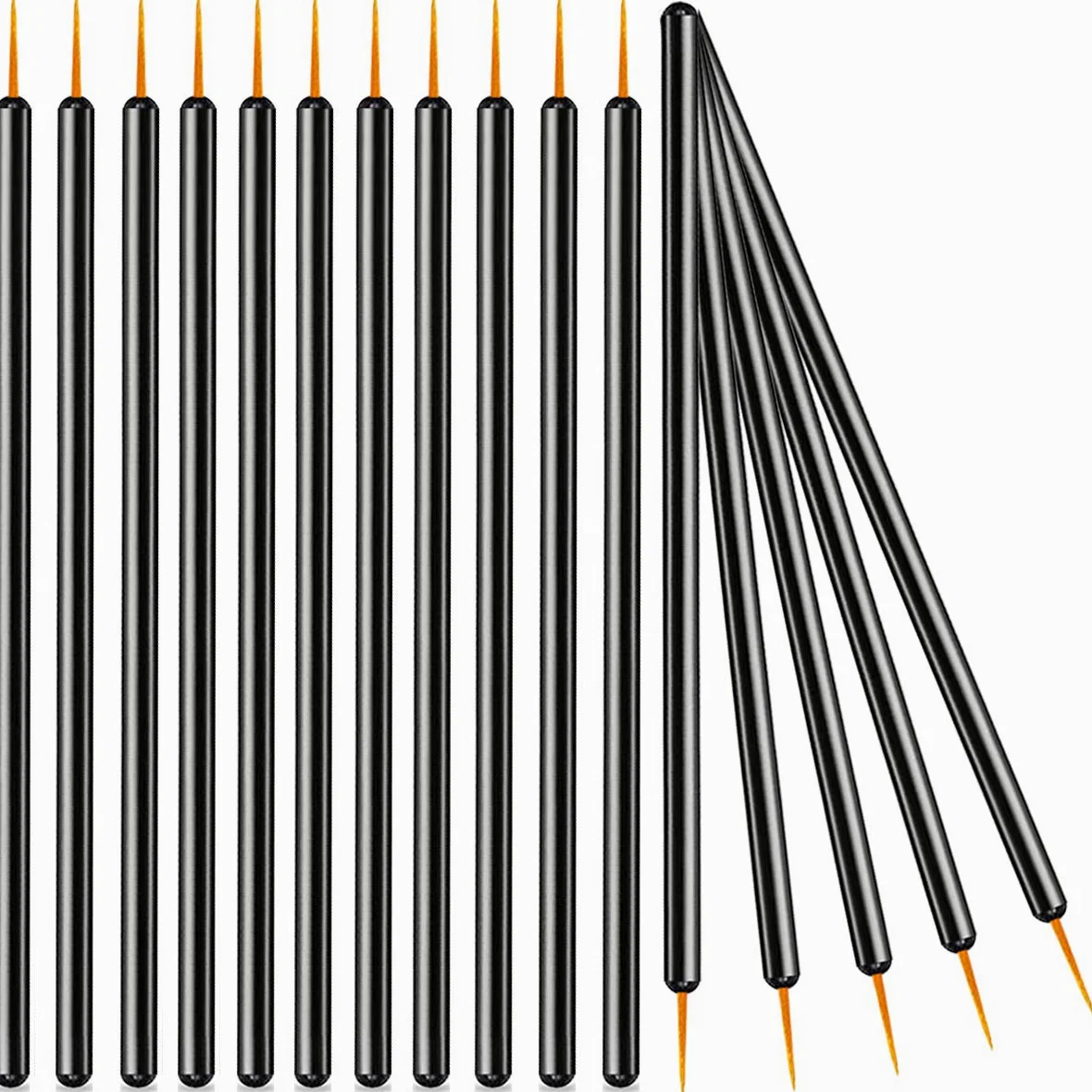 KingMas KINGMAS - 100 pennelli per eyeliner e trucco