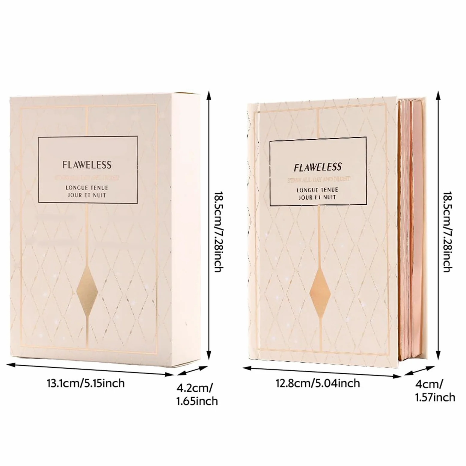 Palette Di Ombretti Per Gli Occhi 48 Colori Illuminante Impermeabile | Palette Occhi A Forma Di Libro Per Donne Ragazze Adolescenti Quotidiano Festa Viaggio Uso Quotidiano Occasioni Speciali