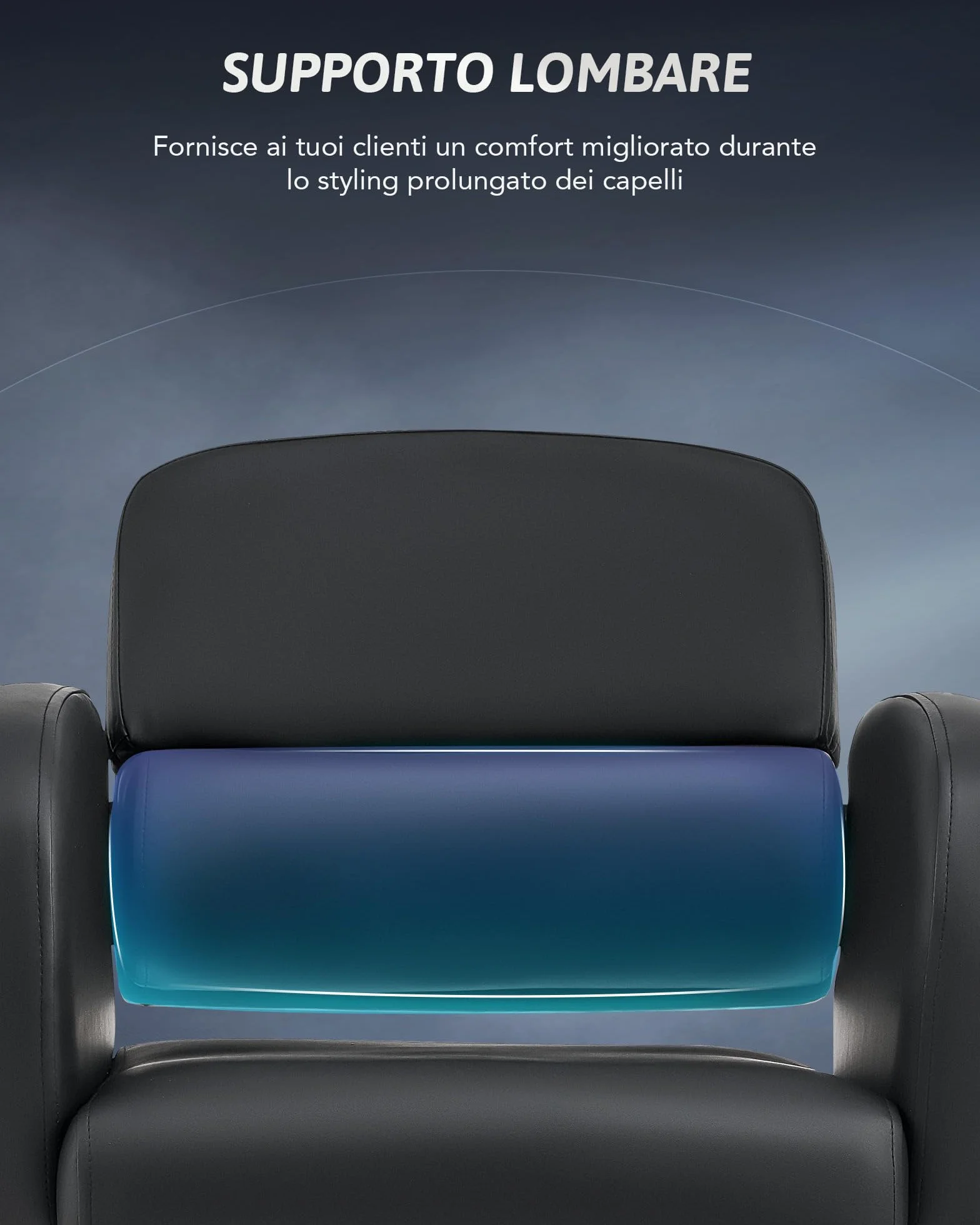 CO-Z Poltrona da Parrucchiere Sedia da Barbiere Professionale con Girevole a 360° Altezza Regolabile 15 cm Poltrona da Parrucchiere Idraulica Capacità di 250 kg per Barbieri e Salone di Bellezza