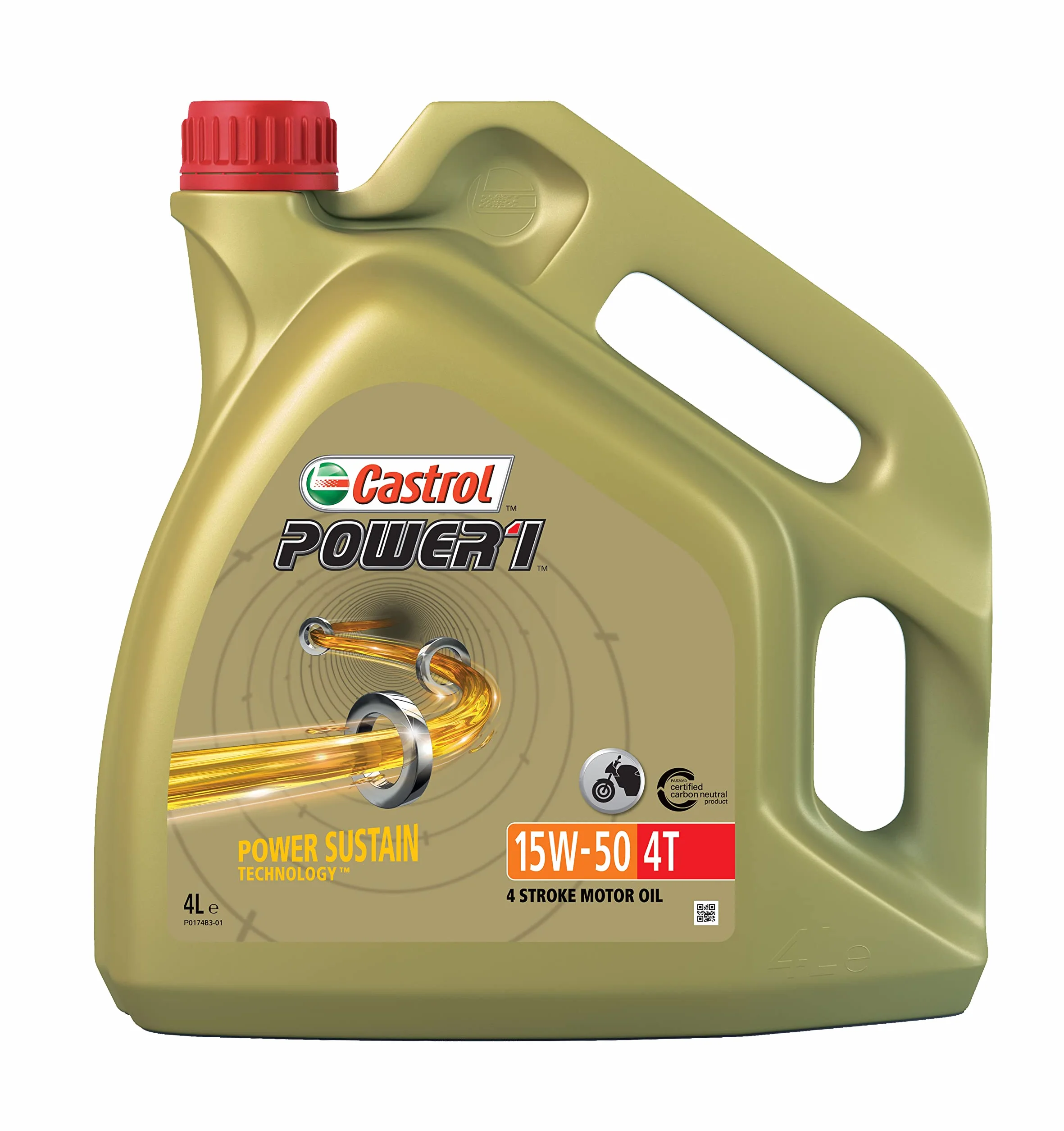 Castrol OLIO POWER 1 4T 15W-50 4LT