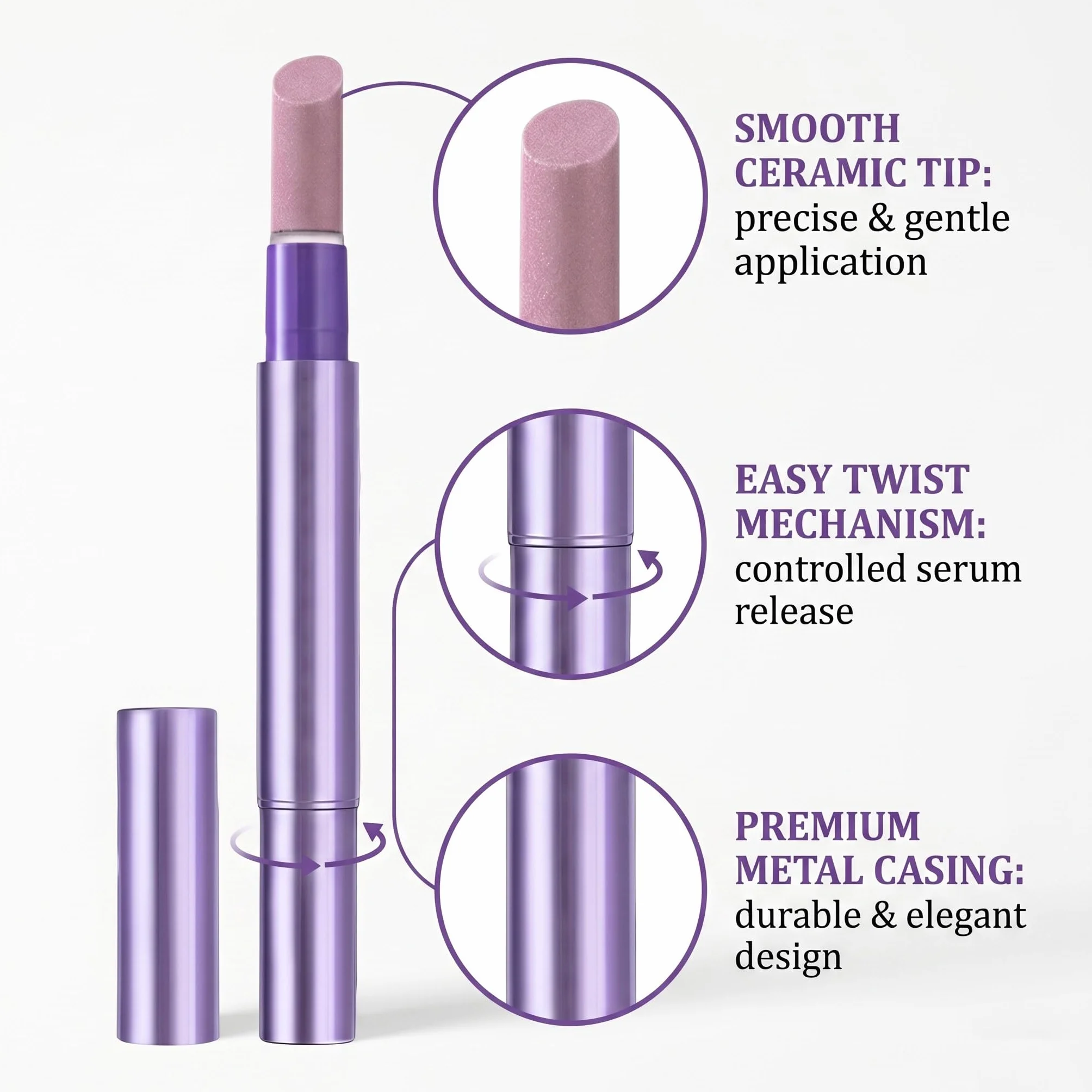 Nail Care Pen Penna Olio per Cuticole,Rimuovere Cuticole Unghie con Ceramica Punta Idratanti Rinforzanti Illuminanti Olio Applicatori Riparare Unghie Secche Screpolate