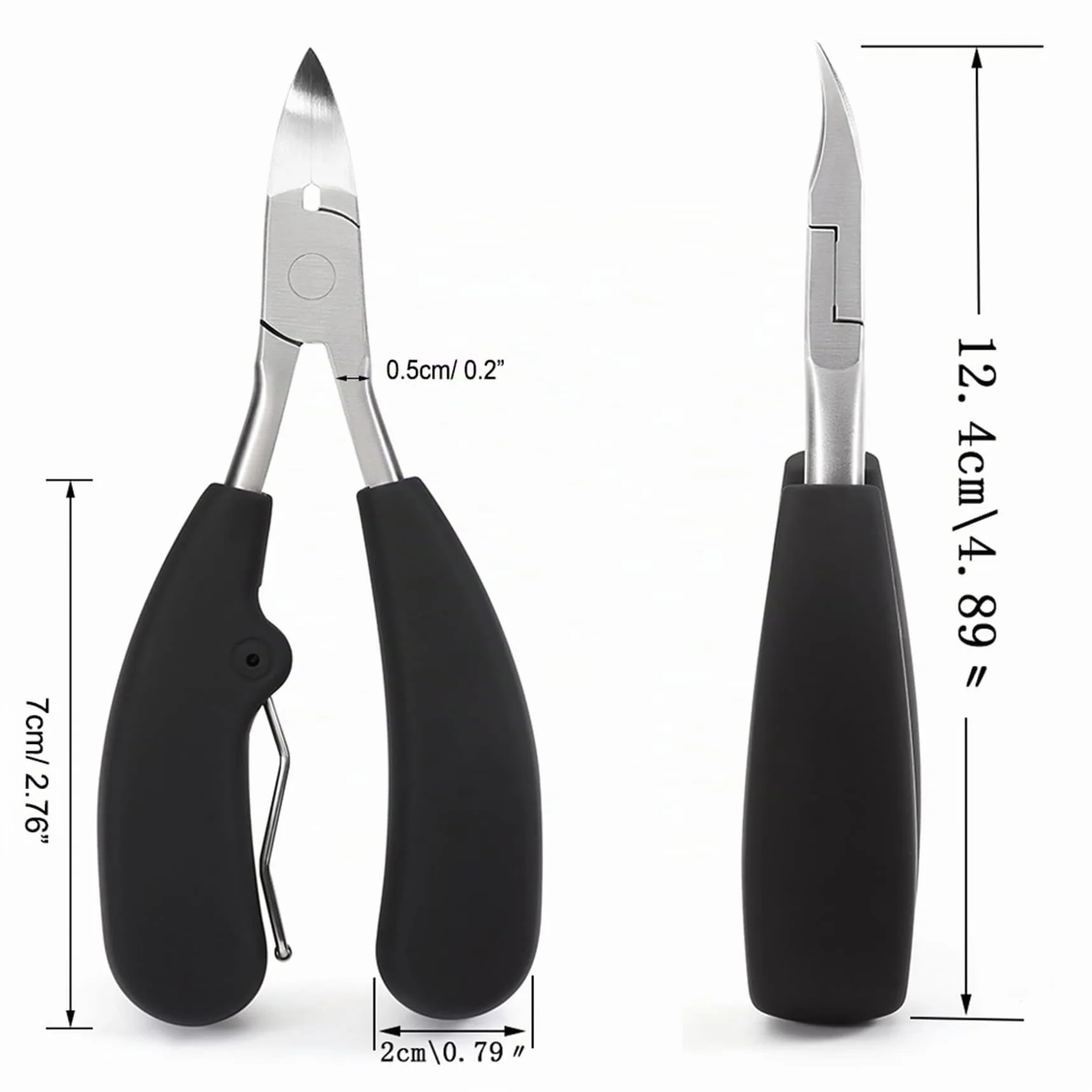 BEZOX Tronchesino Tagliaunghie In Acciaio Inox Di Precisione Per Unghie Incarnite Mani