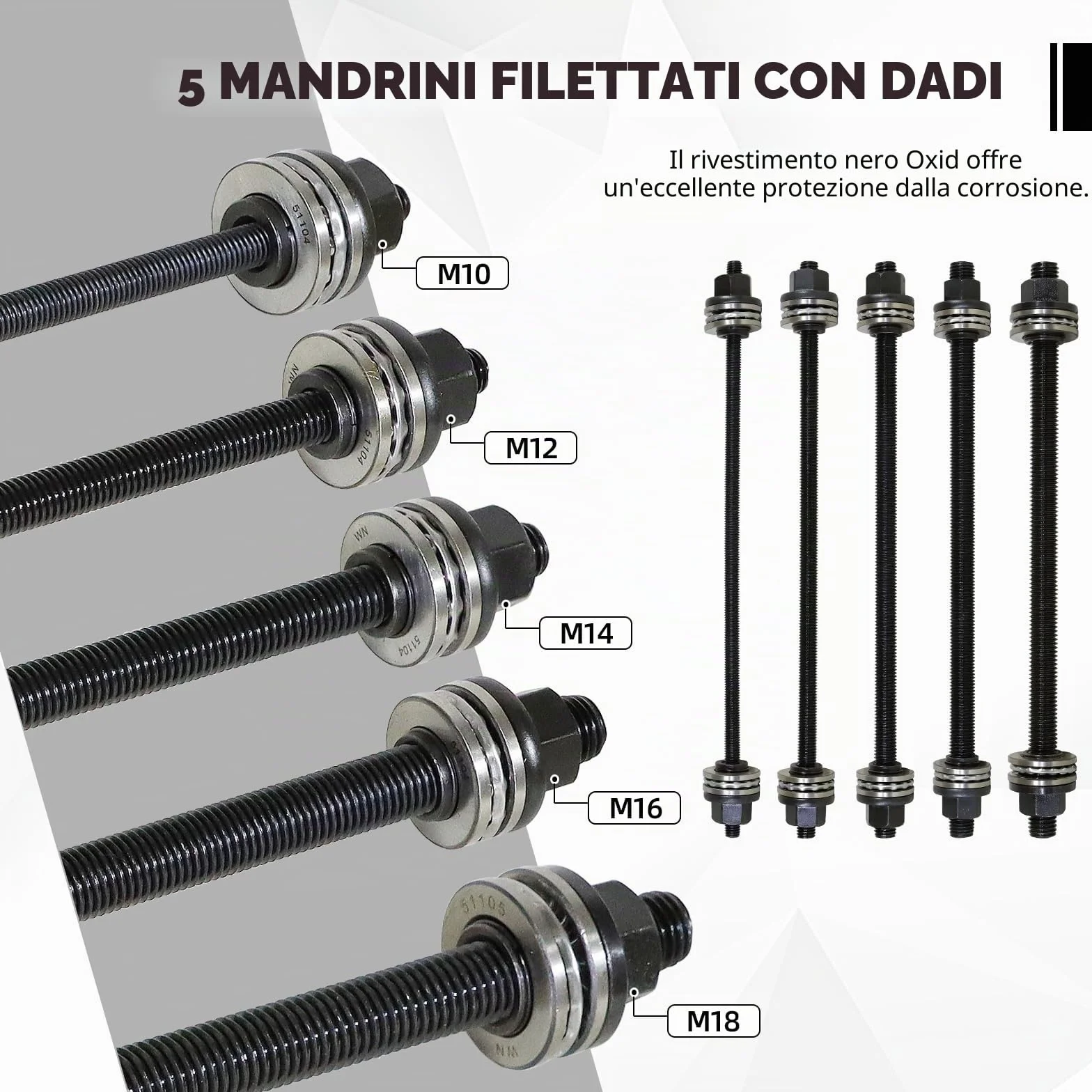 CCLIFE 27 Pezzi Utensile per Cuscinetti e Boccole Estrattore Cuscinetti Ruota