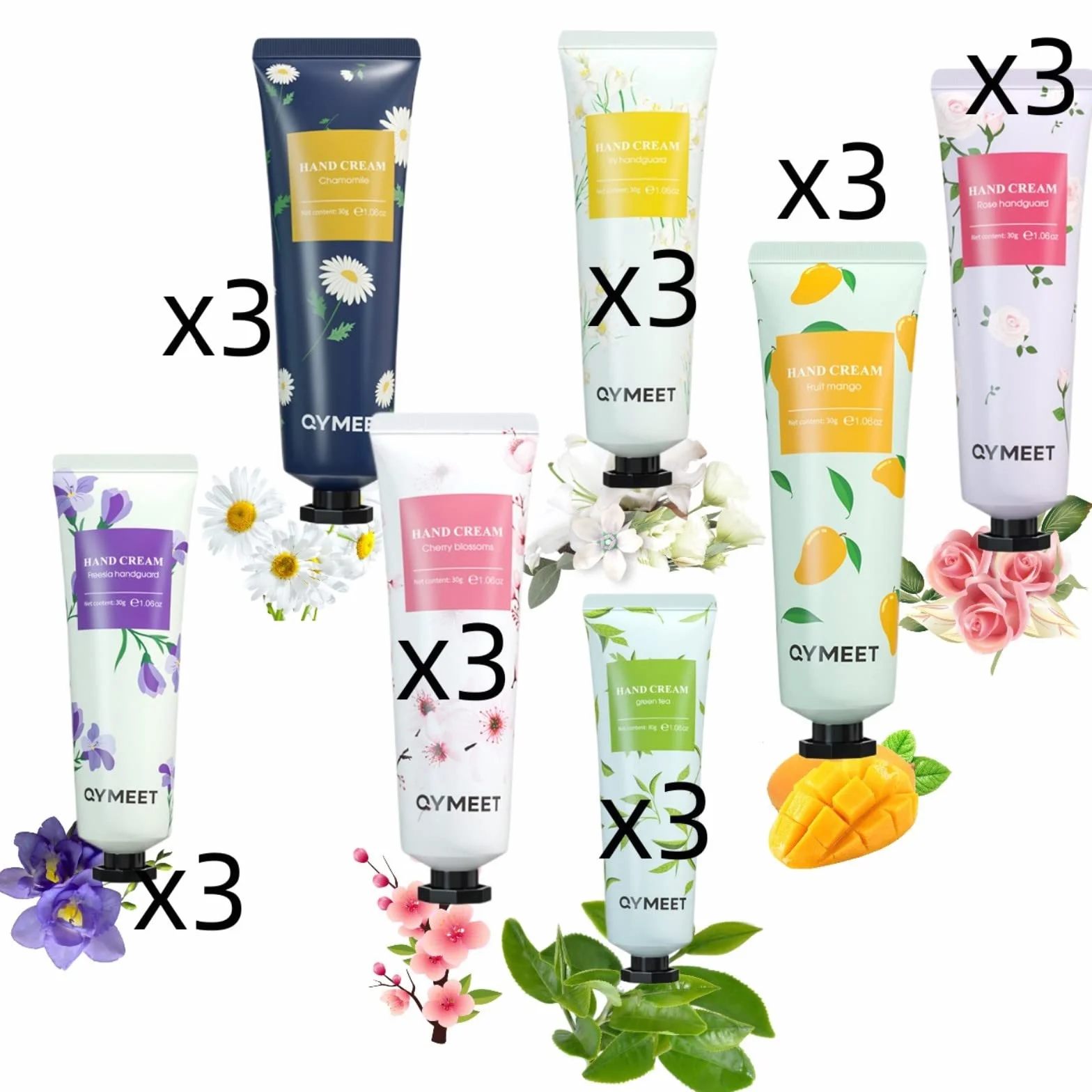 21 Crema Mani, Set Regalo da Donna, Lozione Extra Idratanti per Festa Della Mamma, Compleanno, Natale, per Calze, per Fidanzata Moglie con 7 Fragranze