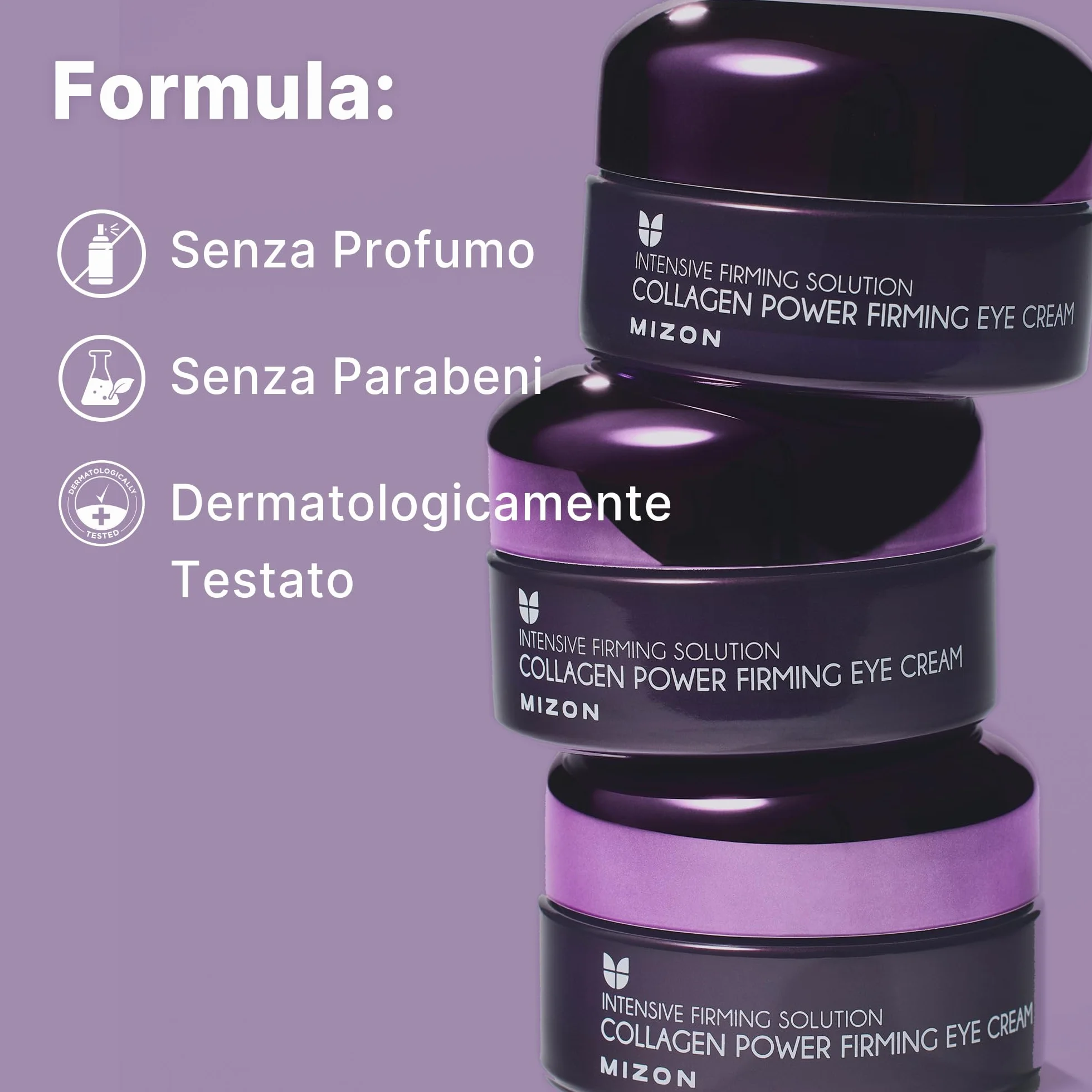 [Mizon] Crema Power Firming al collagene per il contorno occhi (25ml) Collagene marino, antirughe, Elastina Booster, Idratante, Acido Ialuronico (Collagen Power Firming Eye Cream)