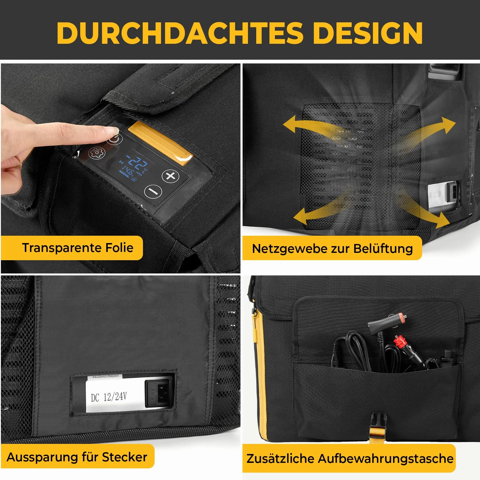 BougeRV CRPRO 30 copertura protettiva 12V 600D borsa da trasporto per CRPRO 29L cool box