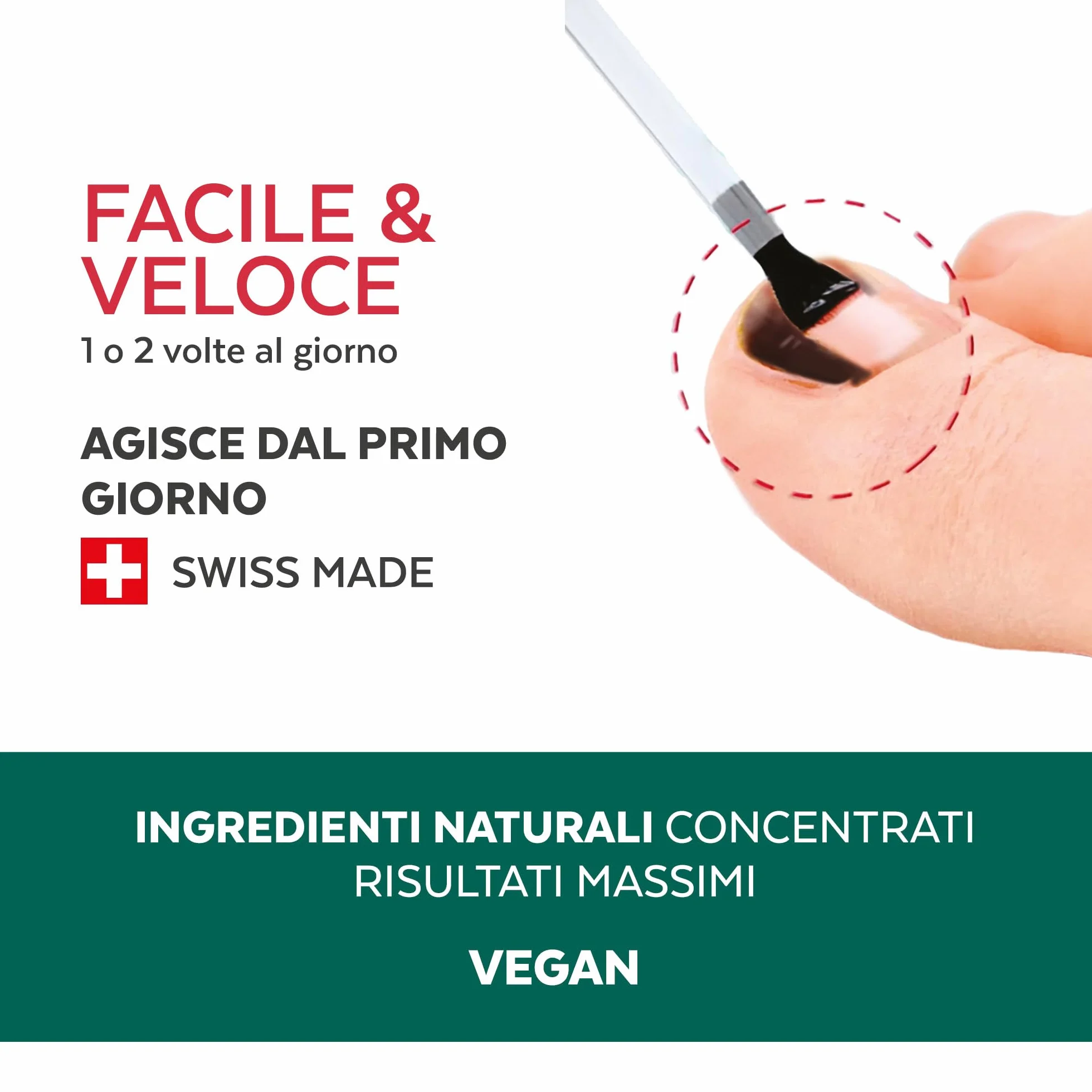 PODERM - UNGHIE NERE E TRAMAUTIZZATE | Trattamento per piante dei piedi anti-ematoma, antimicotico, antibatterico e riparatore | Cura professionale piede/mano | Facile e veloce | Prodotto in Svizzera