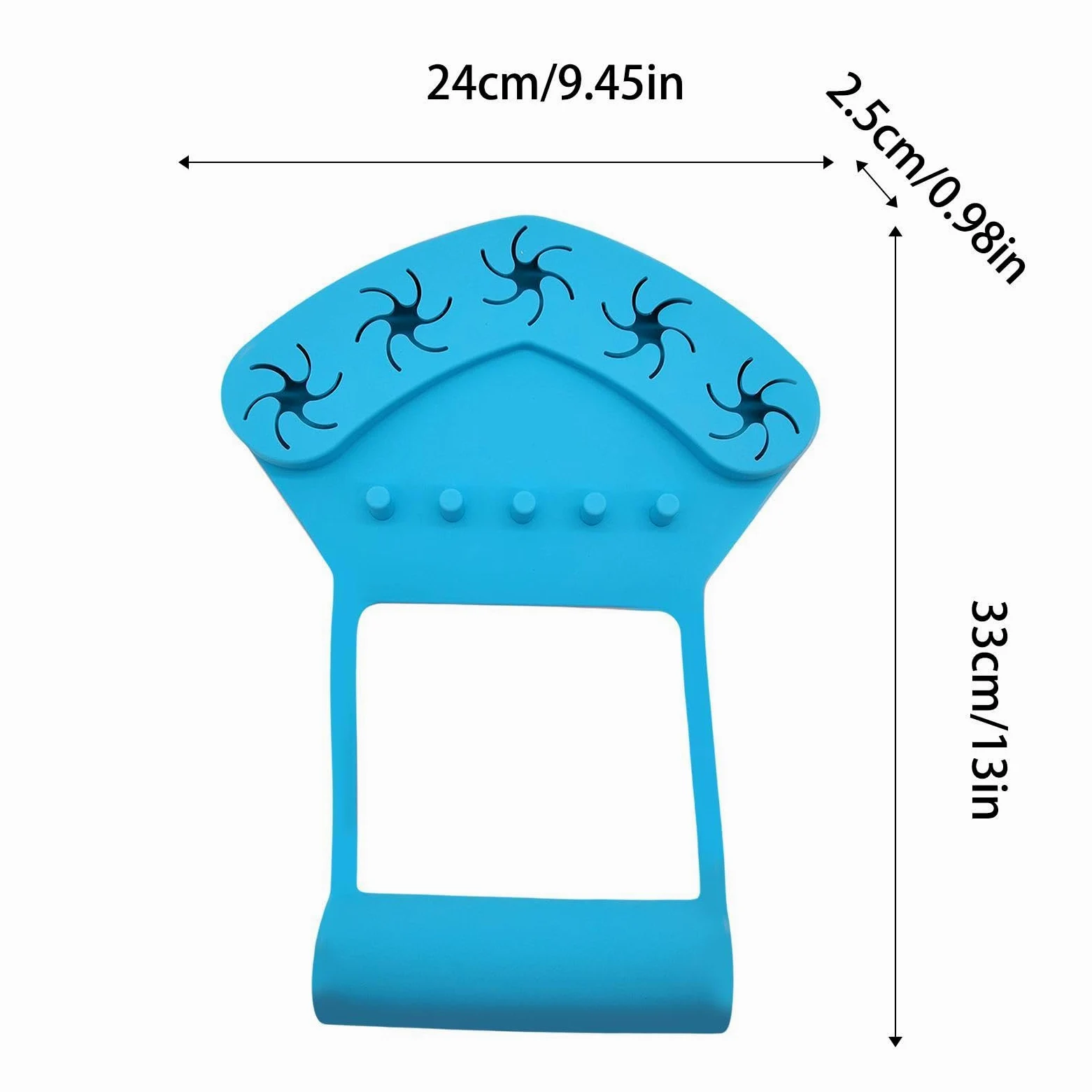 Tappetino in silicone con supporto per lucidatura unghie Postazione per la | Supporto in silicone per la manicure Per donne principianti, pittura unghie, saloni, feste e