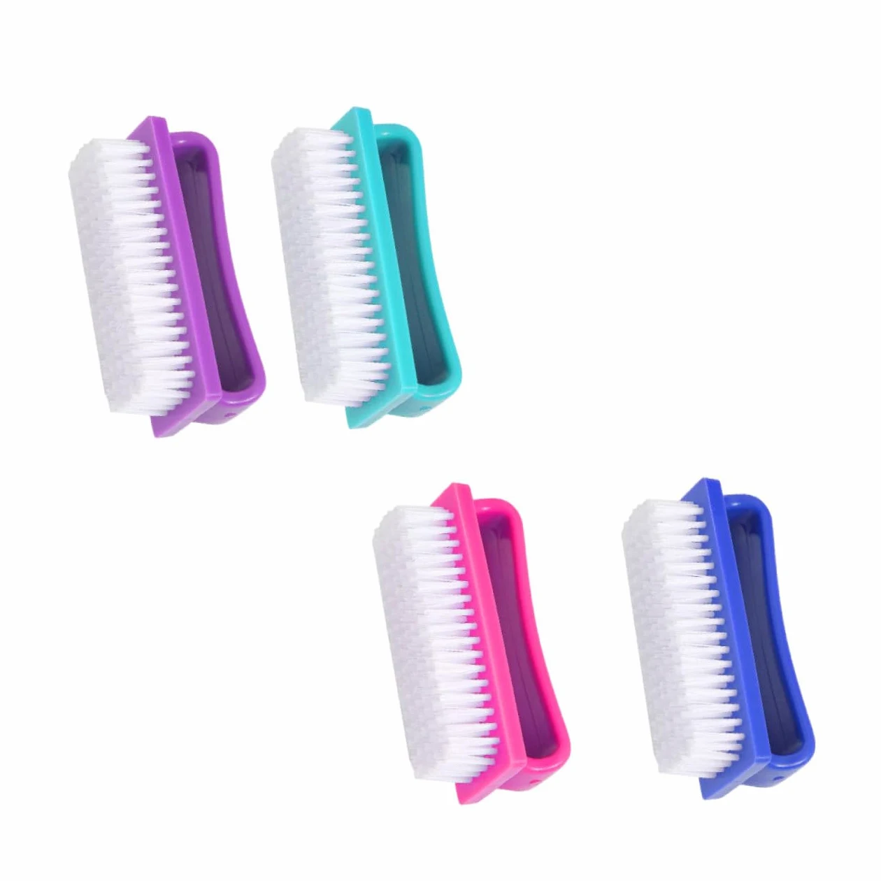 Healeved 12pezzi Pennelli Per Pulizia Unghie Spazzole Manicure Per Rimuovere e Macchie Su Unghie Per Uso Professionale e Domestico