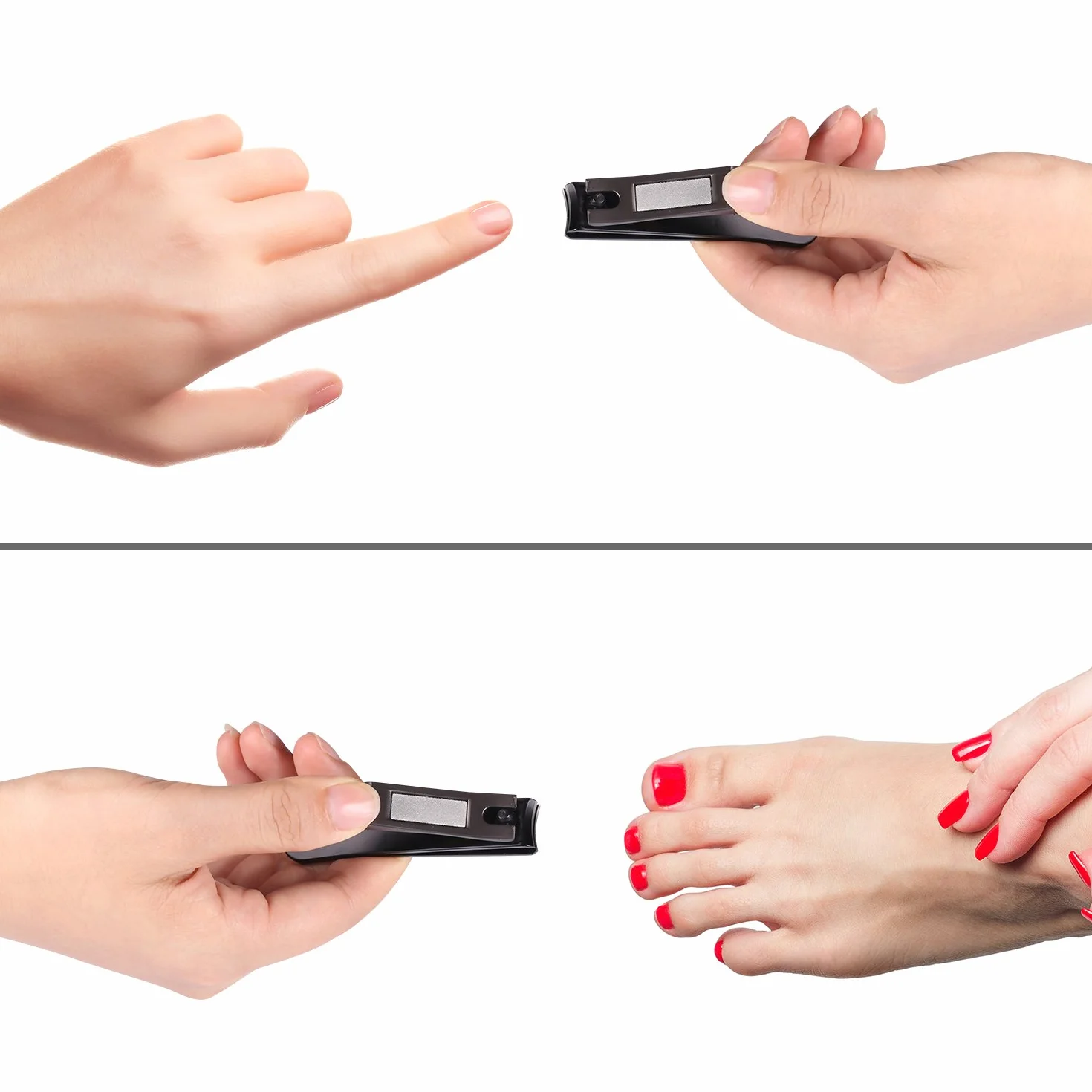 Bestope PRO Profesjonalny Zestaw Obcinaczy do Paznokci 2 Sztuki