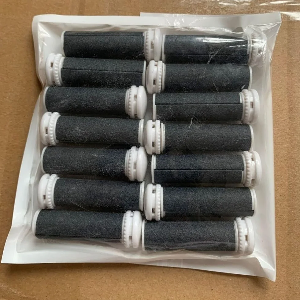 Rulli di ricambio di forma ovale per Emjoi per Mini Pedi con grana grossa e fine per una riduzione uniforme dei calli e un effetto di rinnovamento della pelle (sottili)