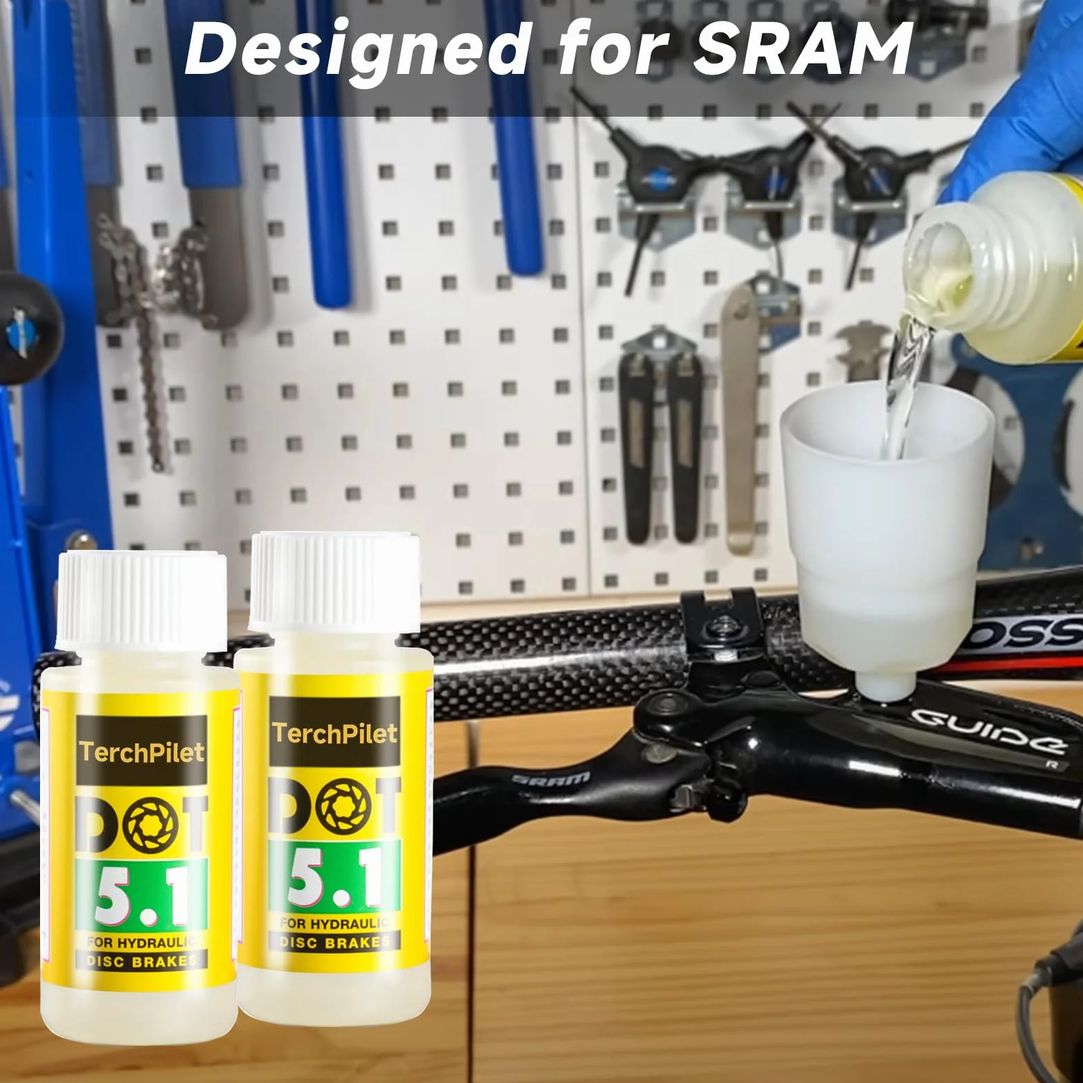 Olio DOT 5.1 ad alte prestazioni per freni a disco idraulici 120 ml