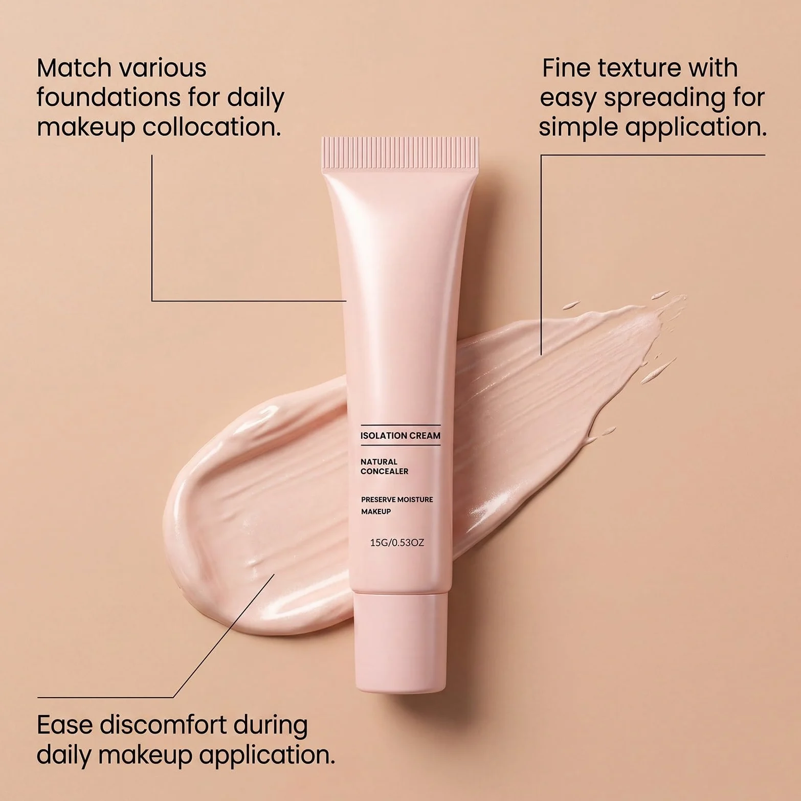 basede truccoPorelessBlurPrimer Affina i pori grazie alla sua tenuta a lunga durata Base di trucco per il viso, primer per la crema isolante, pori invisibilisiero facciale, correttore di tintura