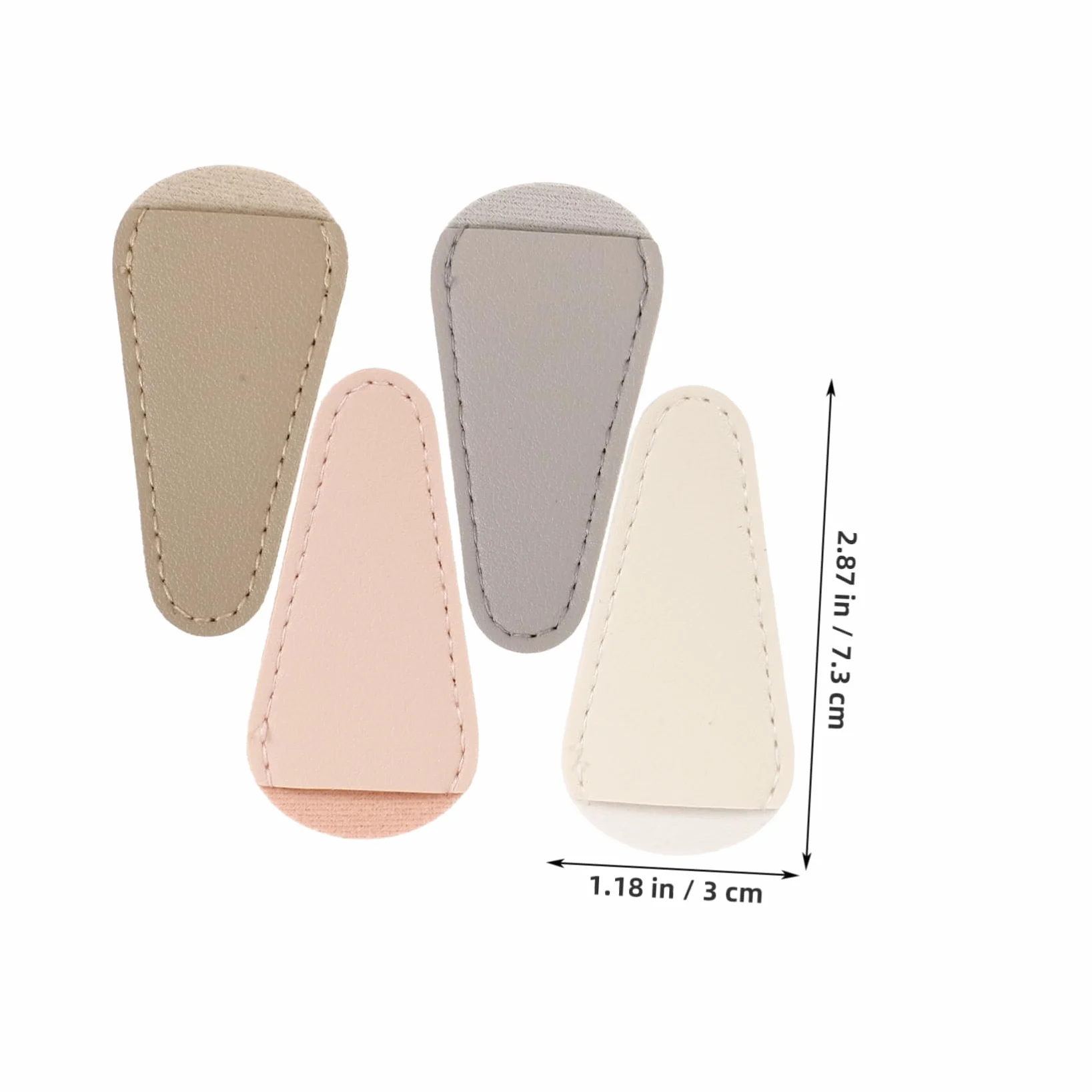 VALICLUD 5 Set Kit Manicure Nipper Manica Della Cuticola Professionale Copertura Protettiva Per Pinze Per Cuticole Copertura Delle Pinzette Per Cuticole Pelle Sintetica 4 Pezzi*5