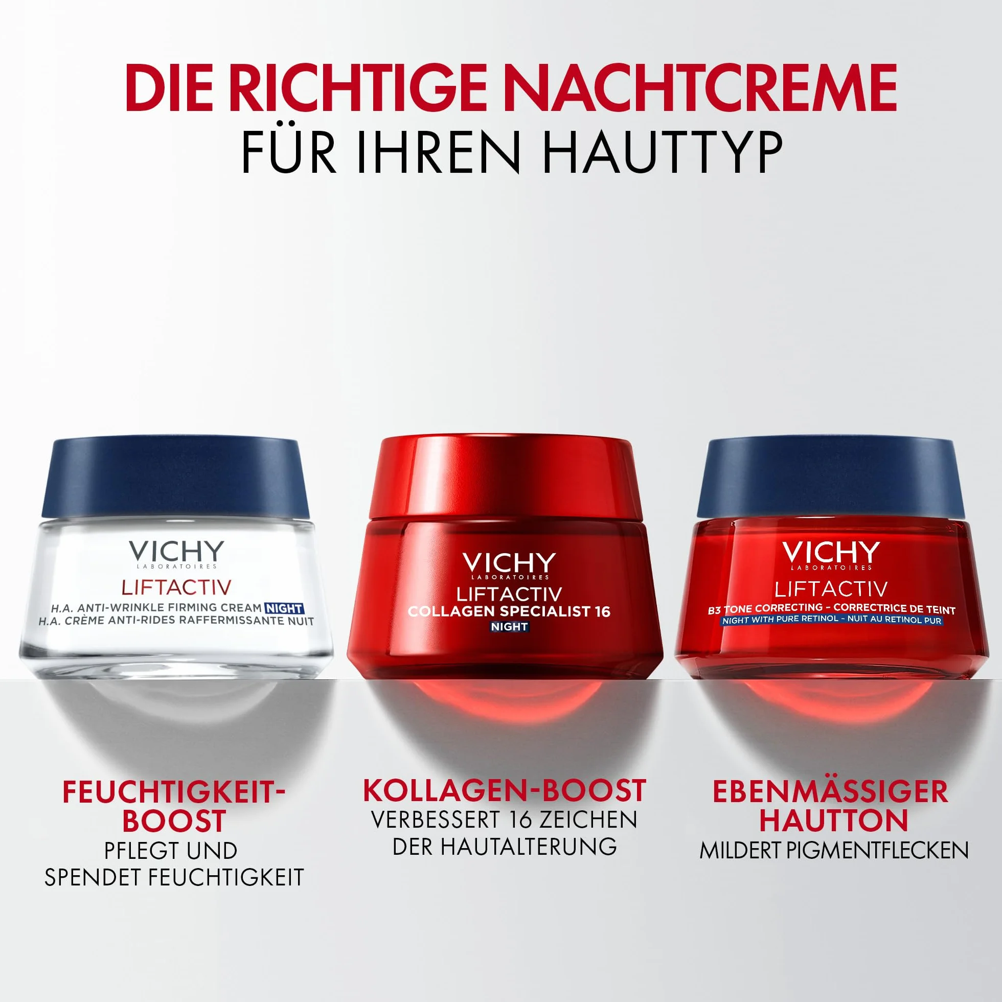 Vichy Liftactiv Collagen Specialist Crema Notte Anti-età 50ml Peptidi Pro-Collagene Vitamina C Resveratrolo