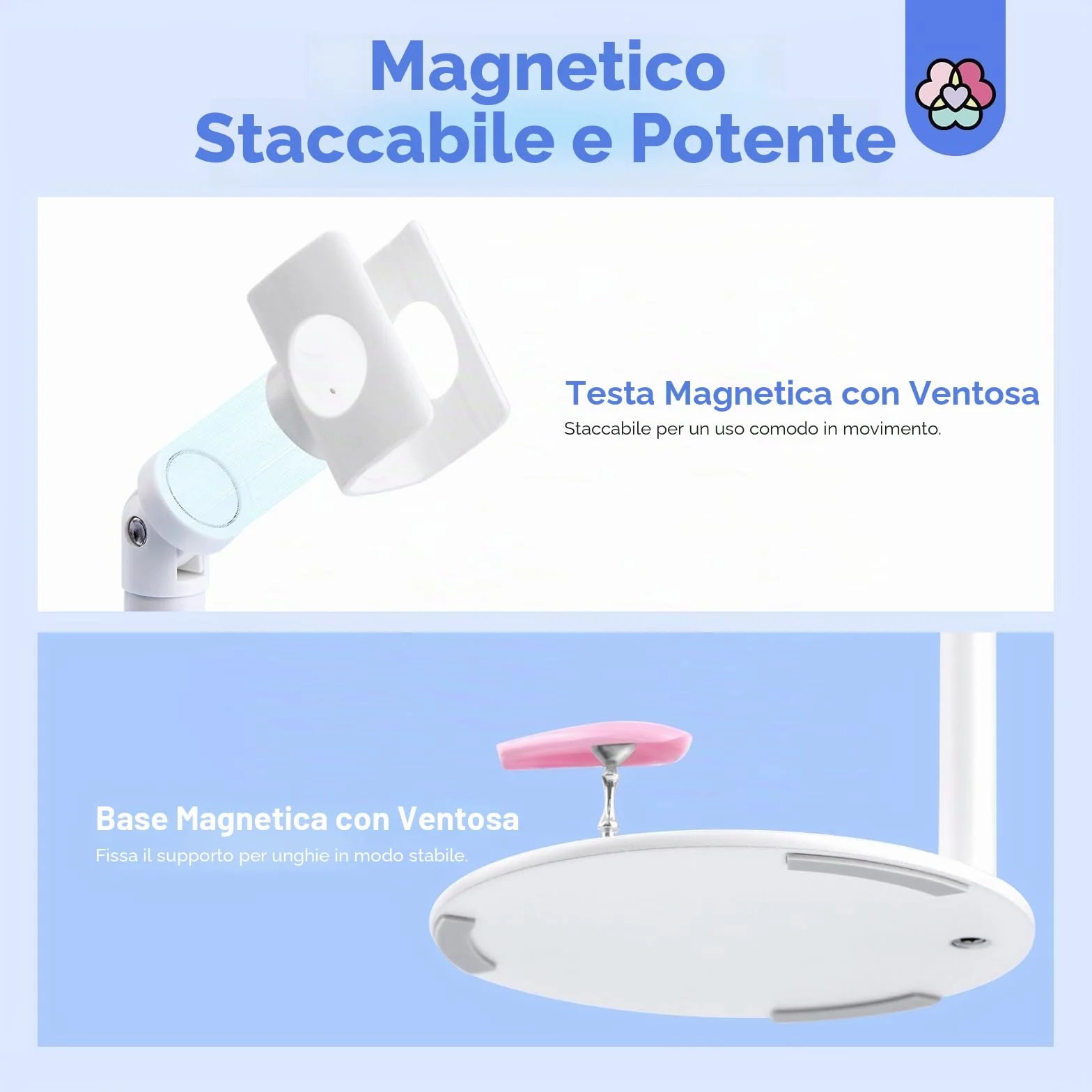 Saviland Mini Lampada UV LED Unghie, 12W Lampada per Unghie Senza Fili, con Supporto Magnetico e Schermo LCD, USB Ricaricabile e Portatile, Penna per Asciuga Unghie Salone di Casa