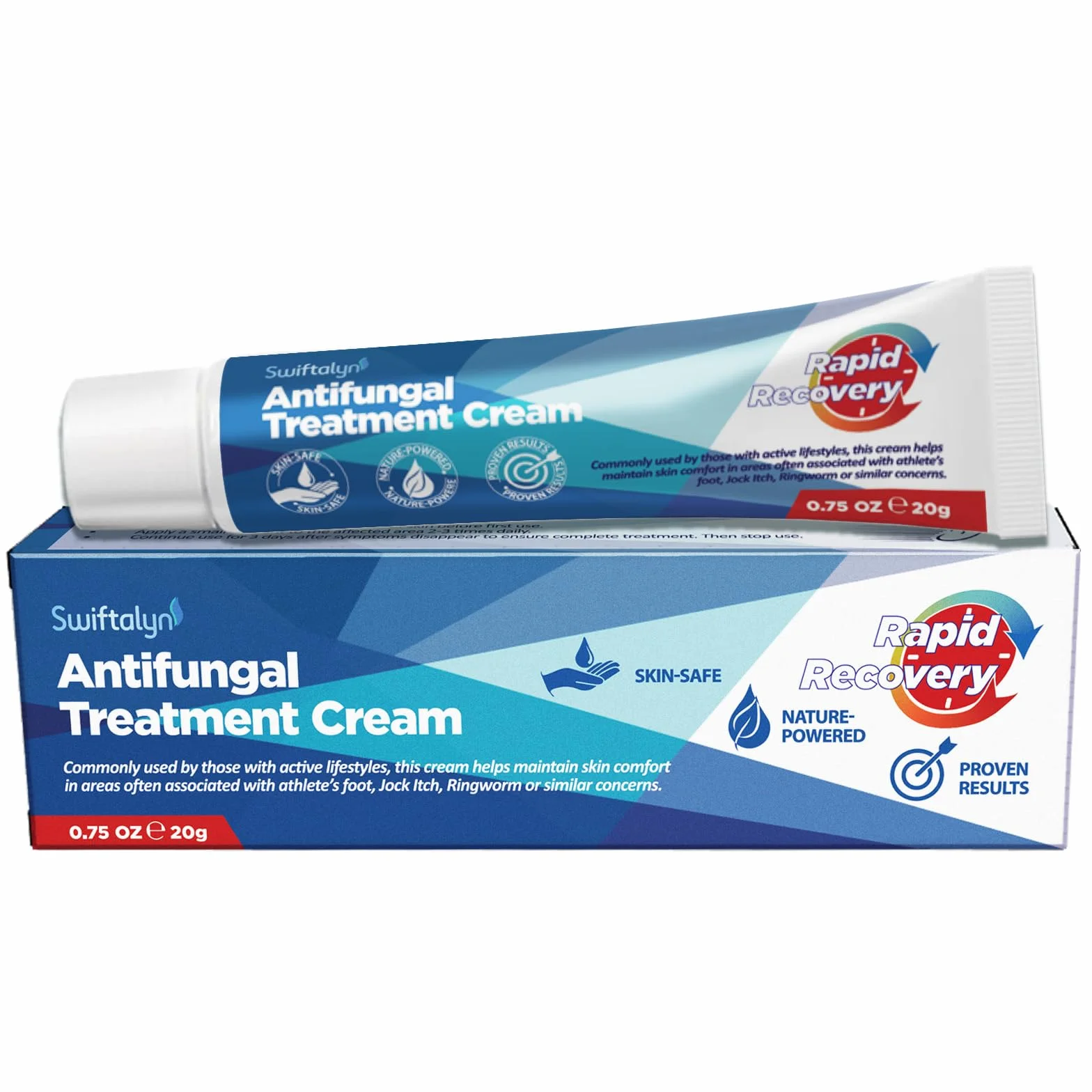 Crema antimicotica per piedi e pelle: uso quotidiano per la pelle soggetta a piede d’atleta, funghi cutanei e micosi inguinale – formula naturale per uomo e donna, 20 g