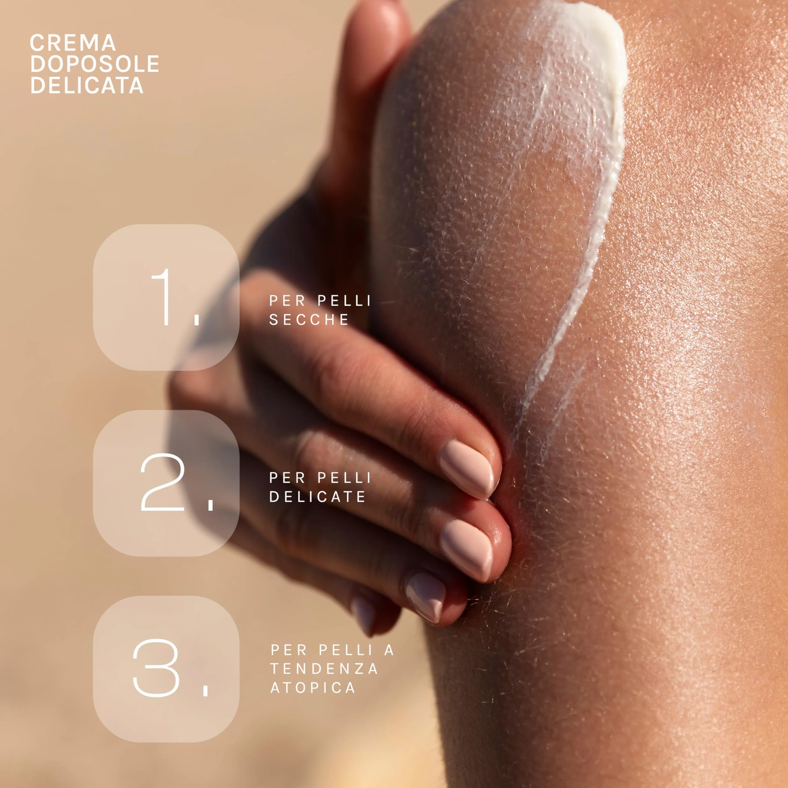 Envisun® Crema Doposole Lenitiva da 100 ml - Idratante Repellente Viso e Corpo con Geranio ed Eucalipto - Assorbimento Rapido e Senza Profumo - Adatta a Pelli Sensibili, Adulti e Bambini - Envicon®