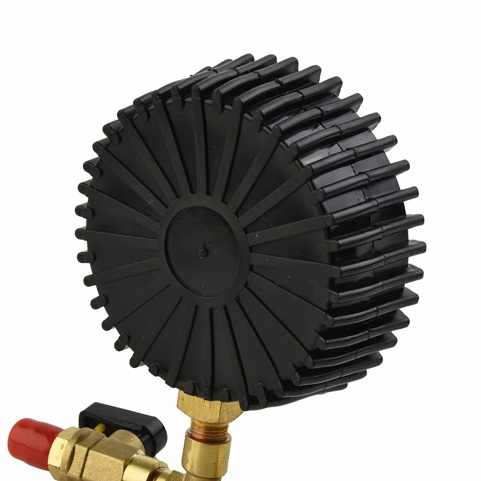 Manometro azoto HVAC per condizionatori d'aria con connettore SAE 1/4 e intervallo pressione 1-60 bar