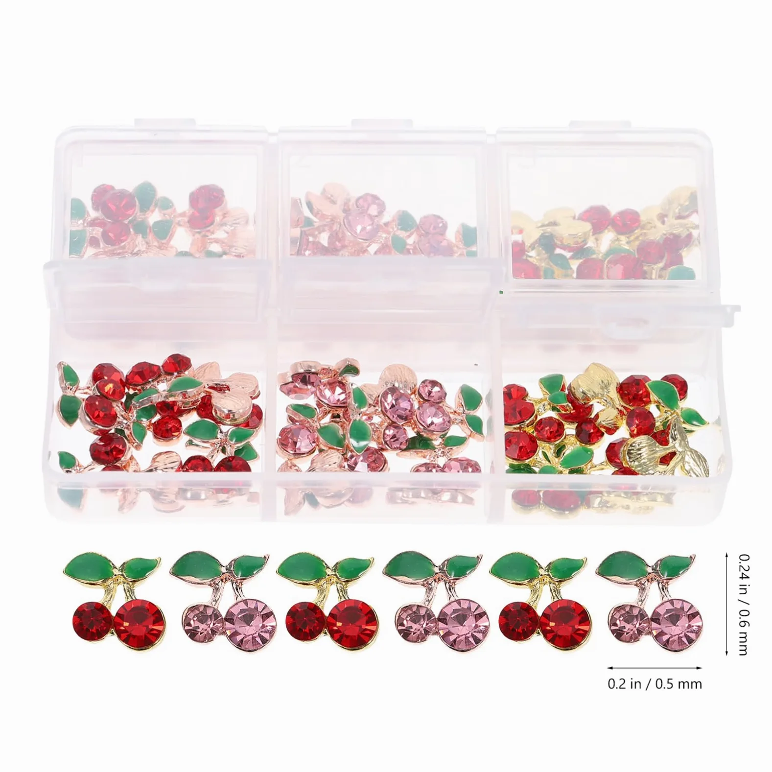 Housoutil 300pezzi Charms Per Unghie Decorazioni Per Nail Art Accessori Per Unghie Per e