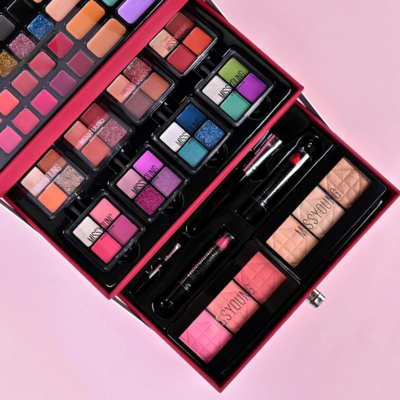 Kit trucco completo, set trucco per donna Kit completo | Kit per il trucco tutto in 1 | Set completo di cosmetici per donne e principianti, kit di trucco per startup
