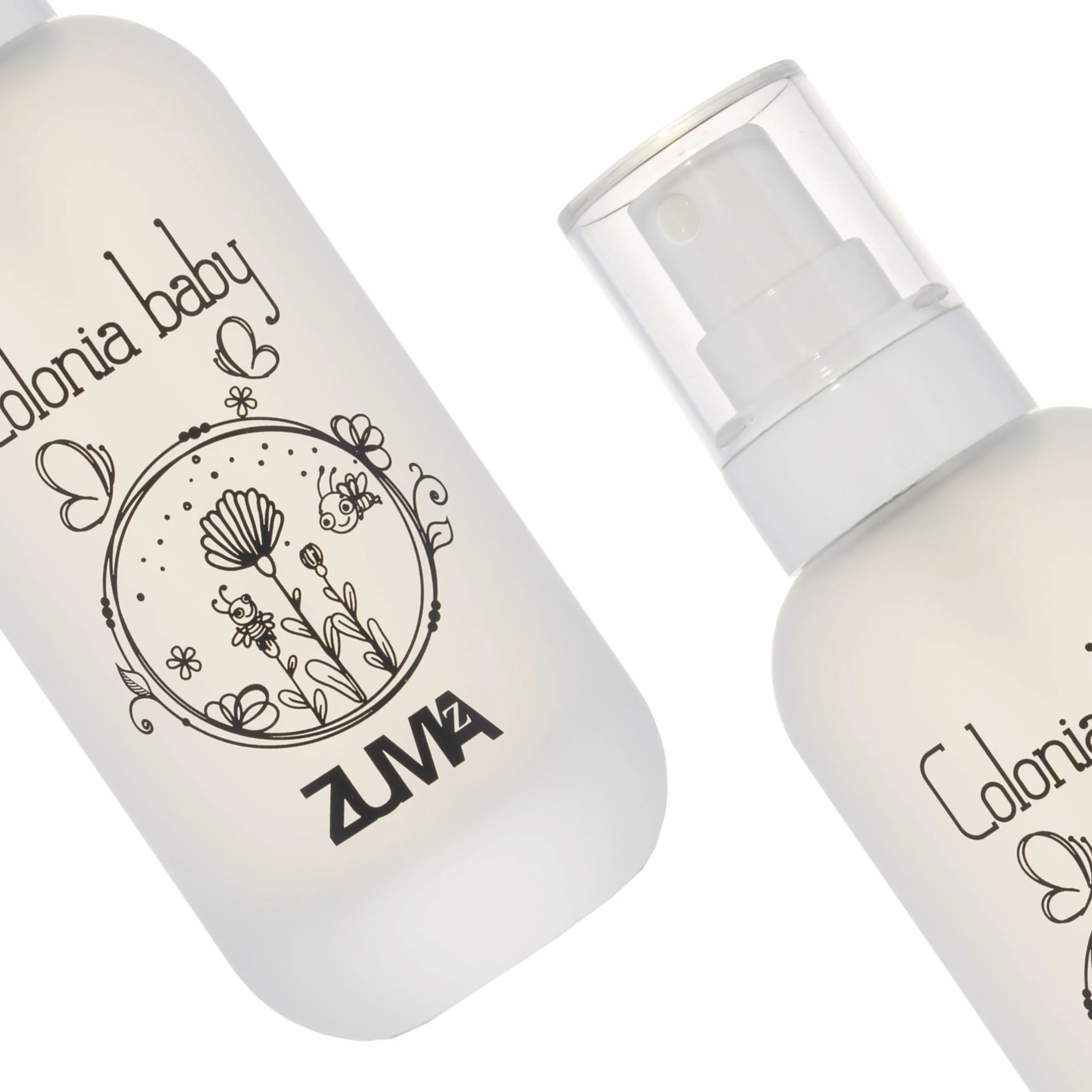 Profumi Zuma Acqua di Colonia Neonato Senza Alcol 100 ml Fragranza Floreale Talcata