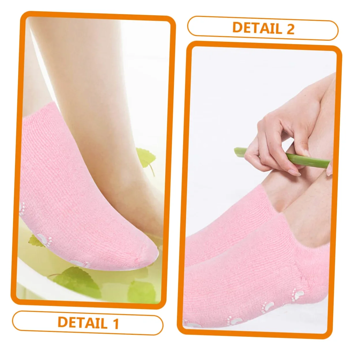 Calze Idratanti per Piedi Spa 3 Paia in Cotone Gel | Fibra Elastica, Effetto Lenitivo e Protettivo, Leggere da Portare, Uso Quotidiano e Lavori Domestici