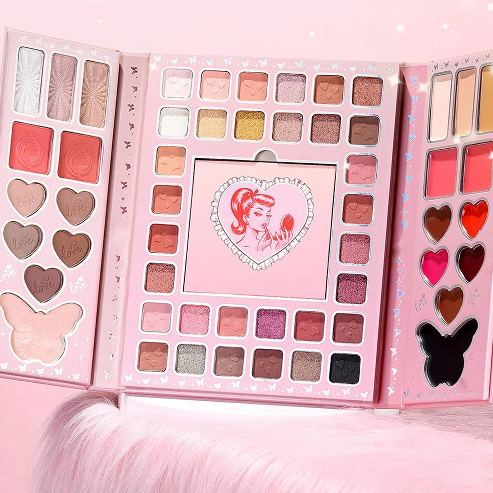 Palette di ombretti | Kit di trucco a 32 colori, palette di ombretti nudi, per donne, adolescenti, adulti, principianti, viaggi, casa, navetta giornaliera, incontri e
