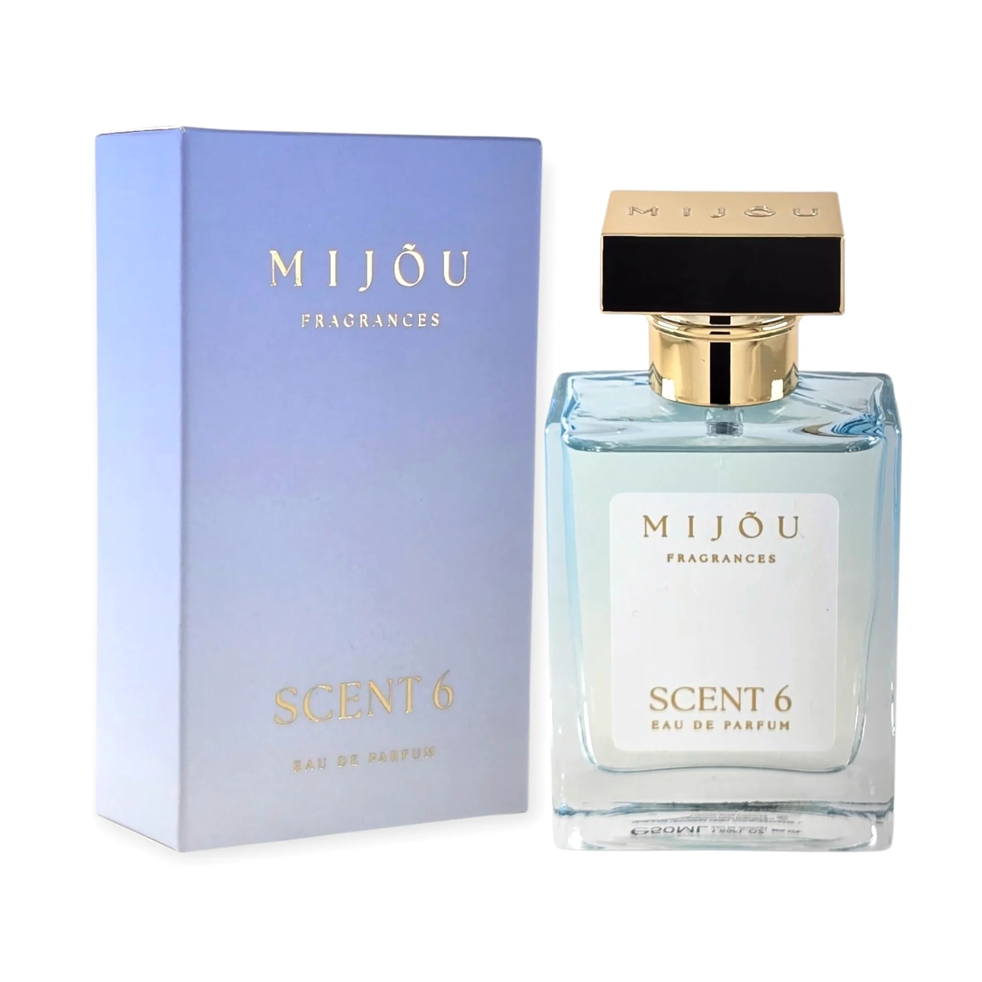 MIJÕU Scent 6 Eau de Parfum (50ml) – Tonificante profumo unisex con limone, menta e basilico – Profumo fresco di nicchia aromatico-citrica, ideale per l'estate
