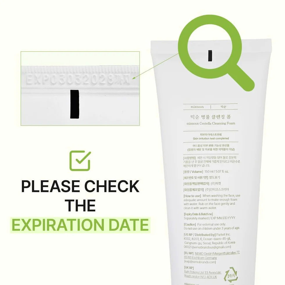 Schiuma Detergente Centella mixsoon, 5.07 fl oz (Confezione da 1) | 150ml