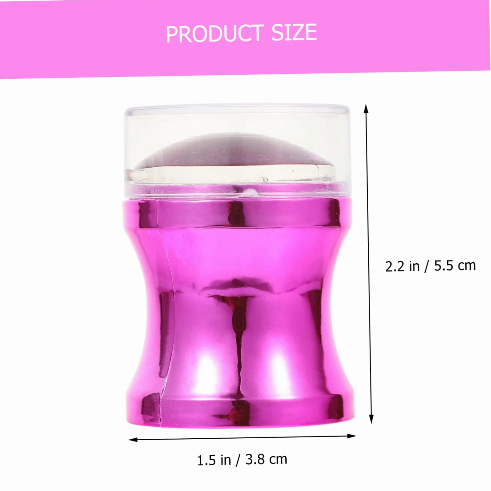 Healvian 4sets Timbratori Per Unghie Silicone Stampi Per Manicure Professionale e Strumenti Leggeri e Pratici Per Design Di Unghie Unici
