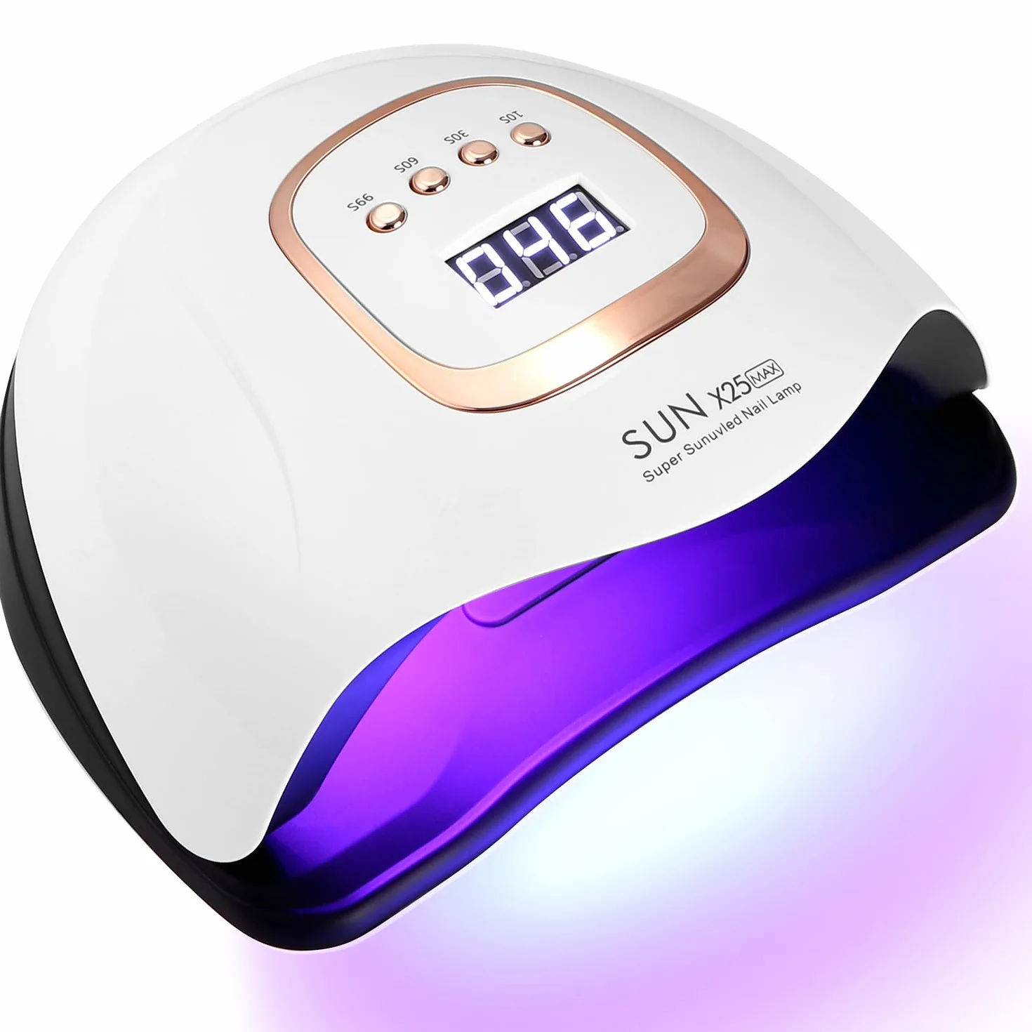 Zawaer Lampada UV LED 380W Display Digitale Sensore Automatico 81 Pezzi Strumenti Professionali Nail Art