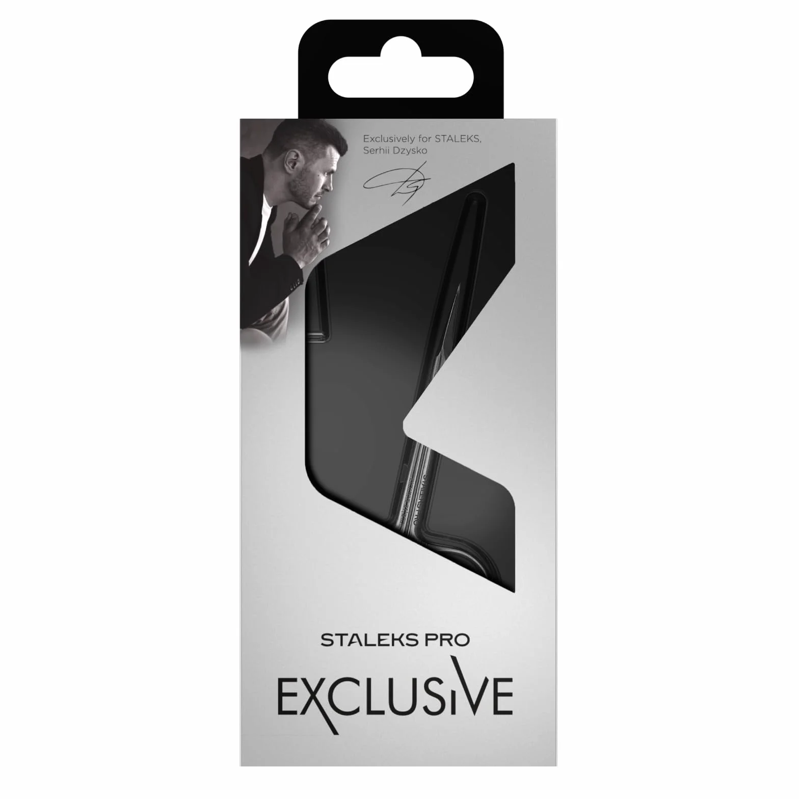STALEKS Pro Forbici Professionali per Pelle Cuticole Maniglia Curva Lama 25mm SX-21/2m