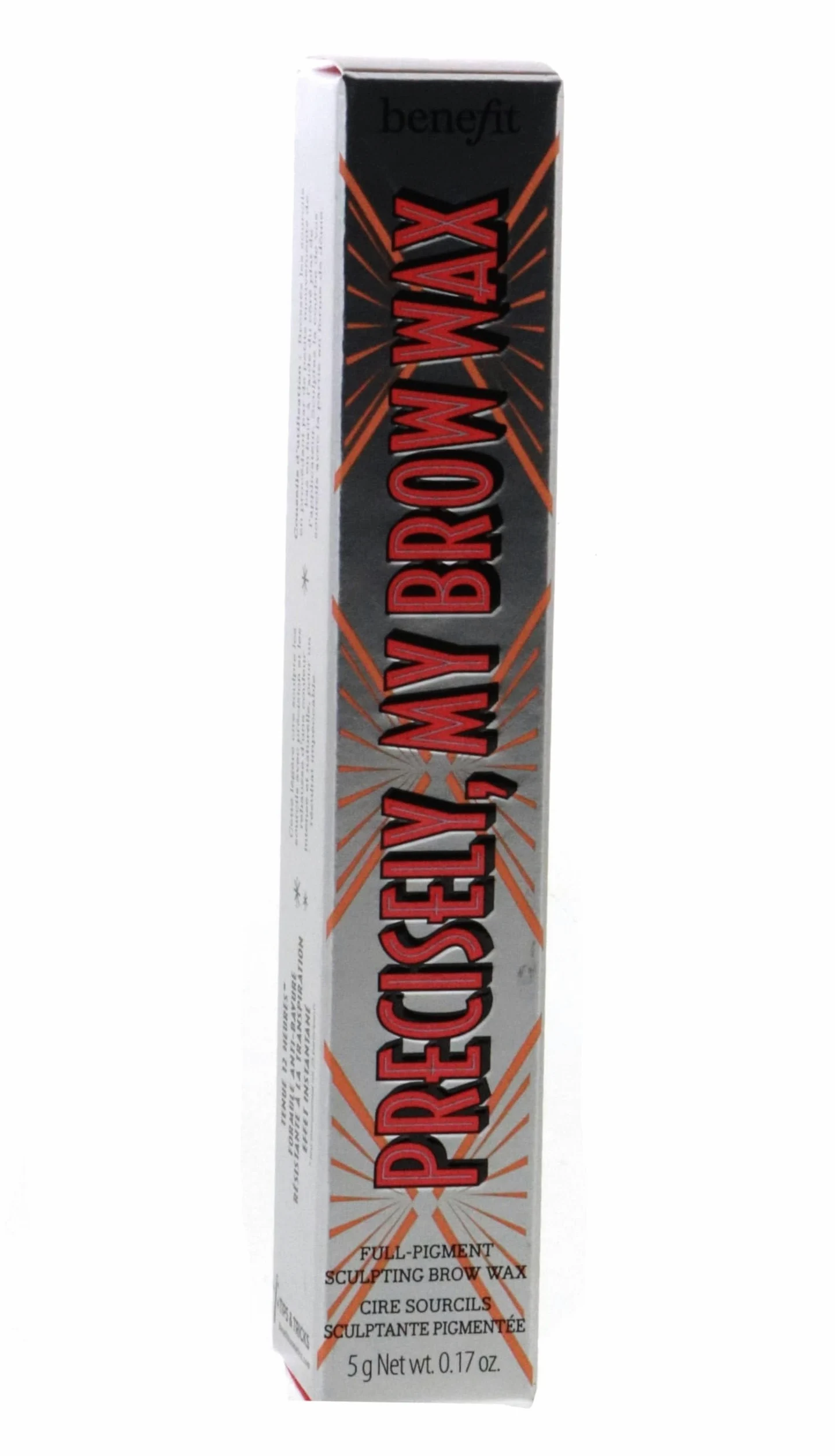 Benefit Precisely, My Brow Wax - Cera per sopracciglia full-pigmento 5 g Peso netto 4,8 g (3 - Marrone chiaro caldo)