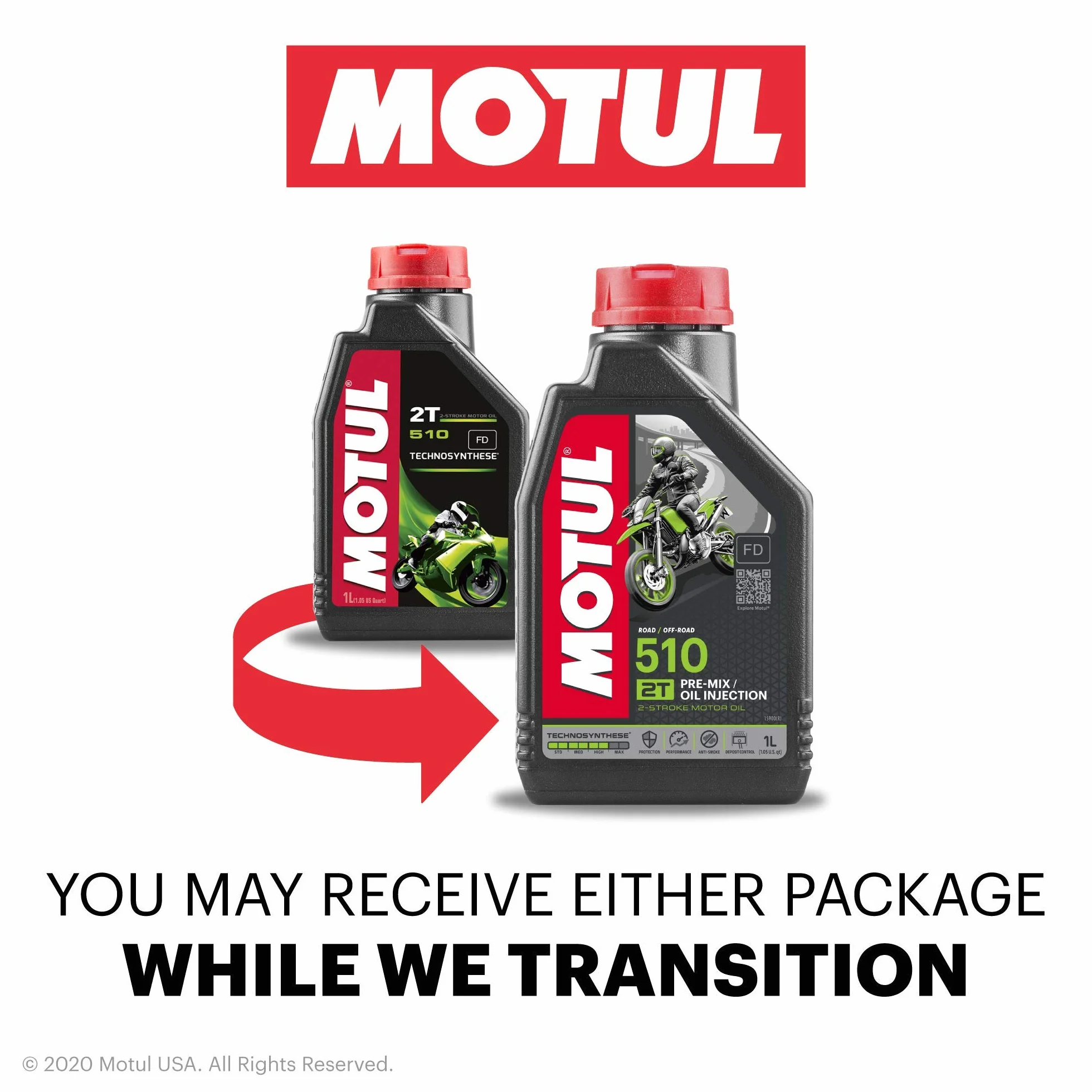 Motul 510 2T LT Olej silnikowy 1L