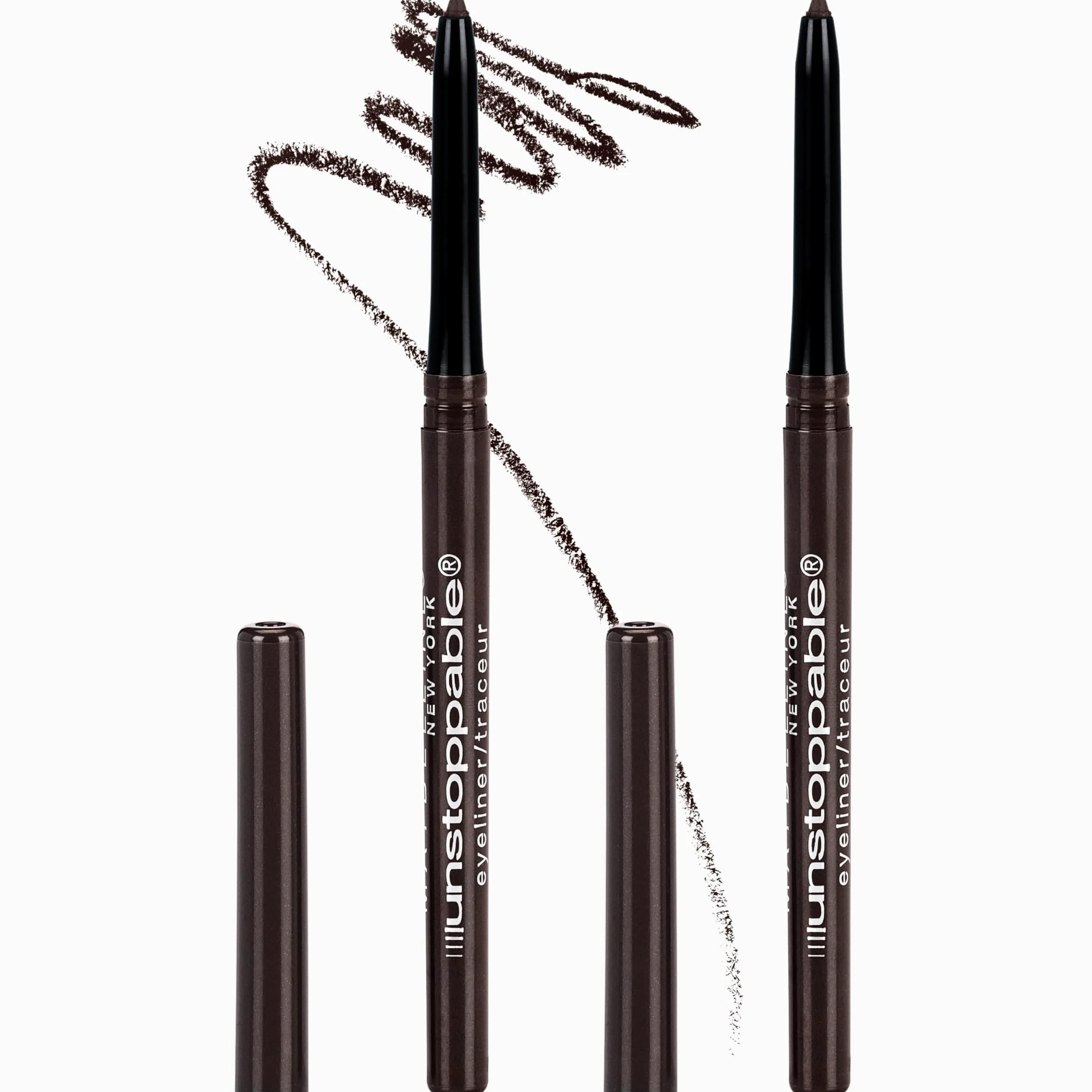 Maybelline New York Unstoppable Eyeliner, Espresso, 2 pezzi