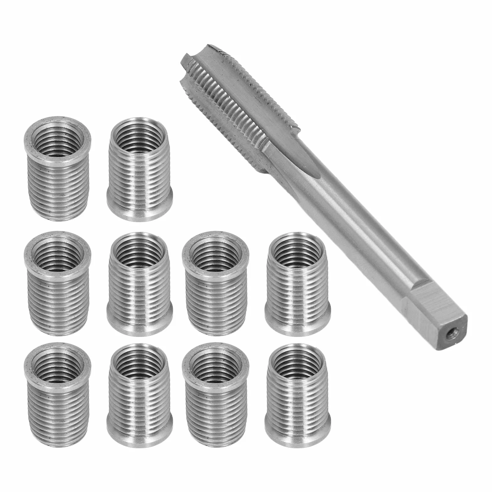 Kit Riparazione Filetti Candela Accensione M10x1.25 M12x1.25 per Auto