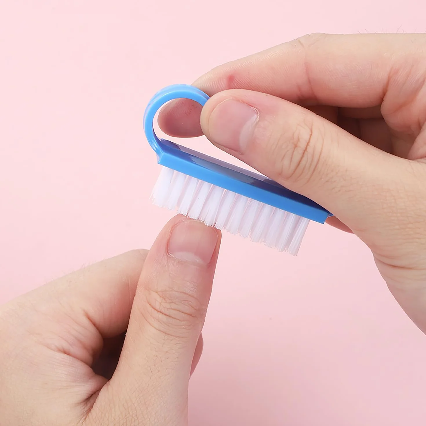 6 Pacchi Manico Spazzola per Unghie, per Dita e Unghie Pulitore Pennelli per Uomini e Donne(6 Colore?