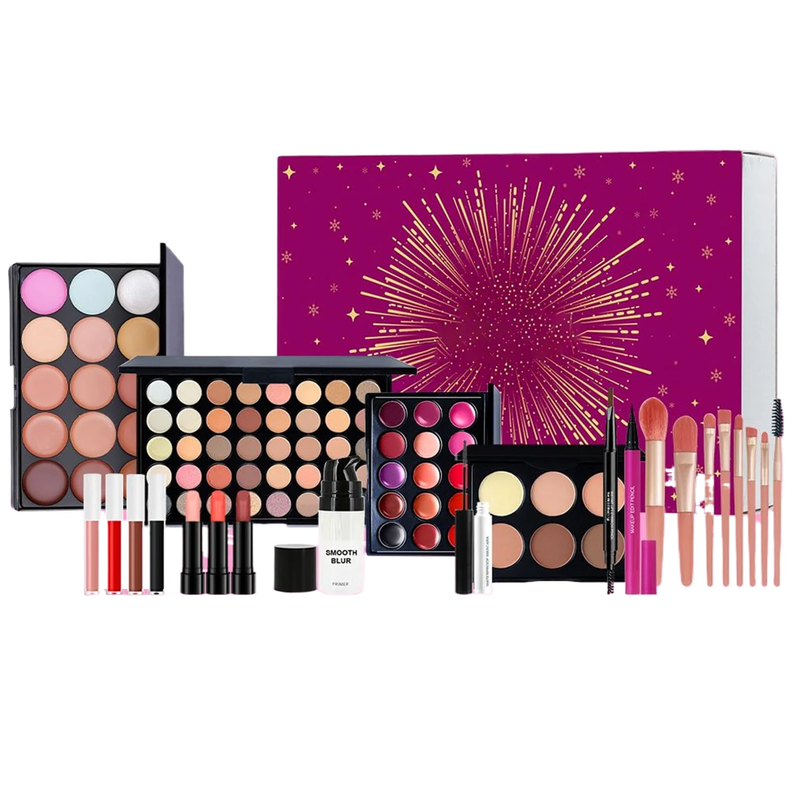 Set Di Trucco | Bellezza Palette di Ombretti Rossetto Pennello | Kit Completo Con Palette Di Ombretti - Per Ragazze Adolescenti Principianti Compleanno Natale Moglie Festa Della Mamma Casa S