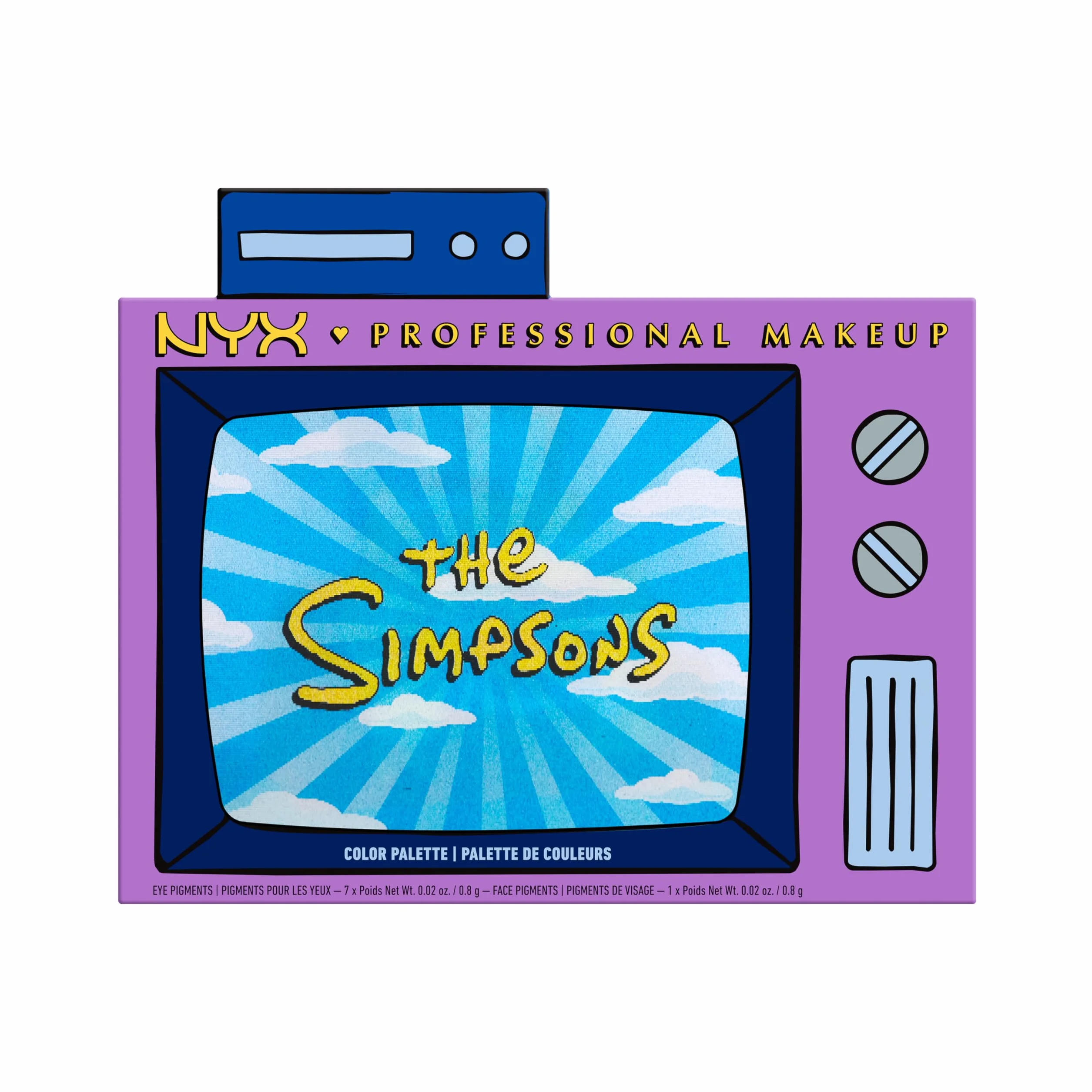 NYX Professional Makeup Simpsons Eyeshadow Palette
