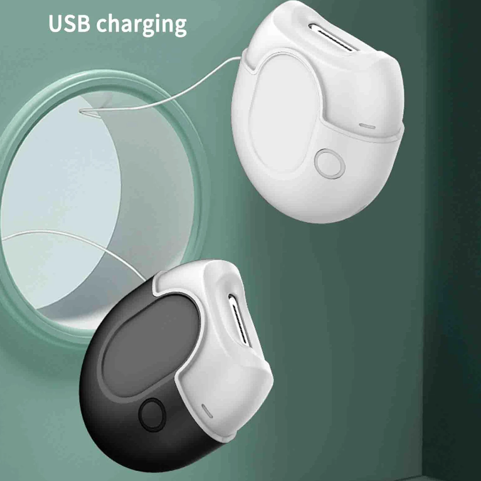 Tagliaunghie Uomo Professionale Taglia Unghie Per Mani Tronchesino Unghie Elettrico Automatico Lima Per Unghie Elettrica USB Ricaricabile Adulto Regalo (7x8.5cm,White)