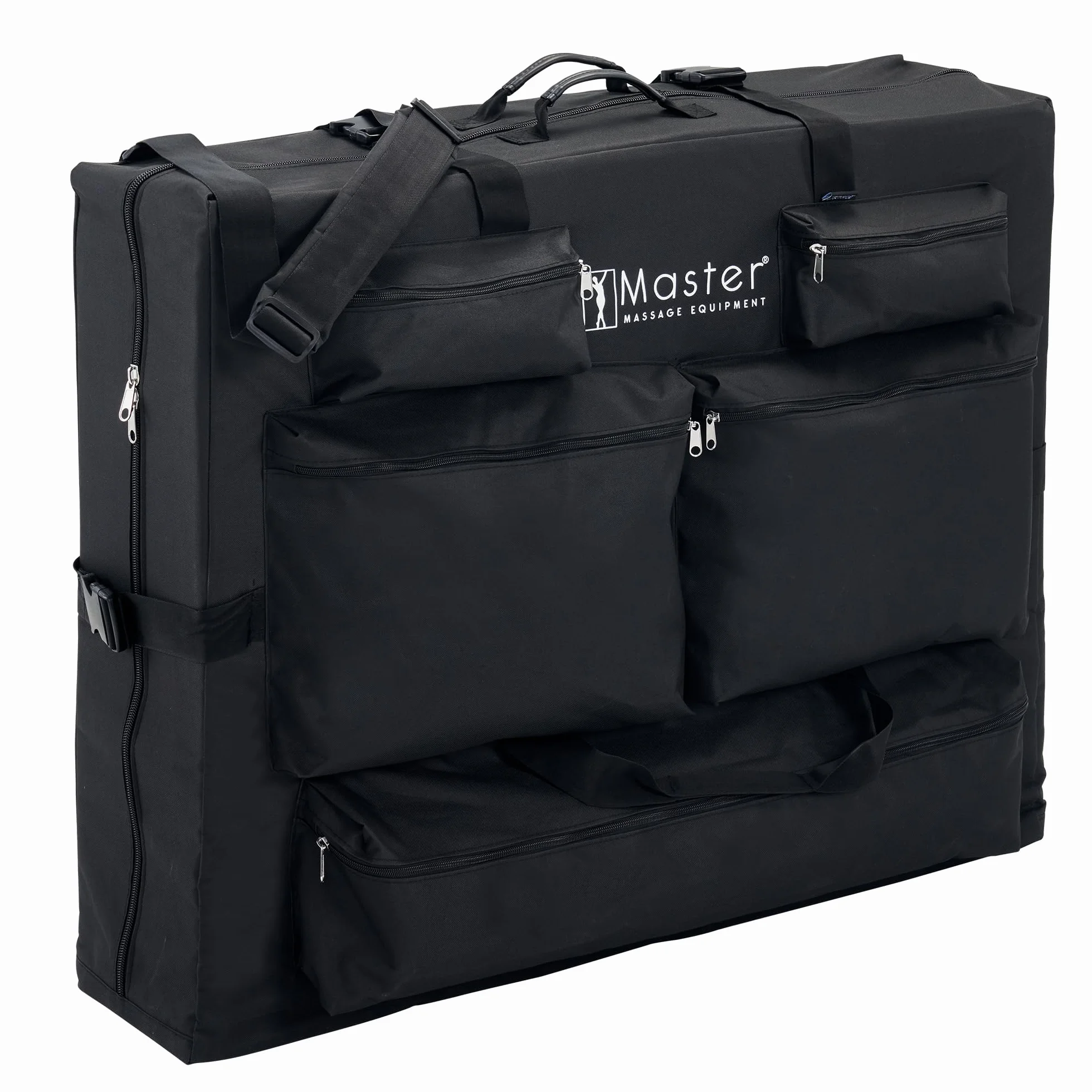 Master Massage Custodia universale in nylon per lettino da massaggio portatile, colore nero